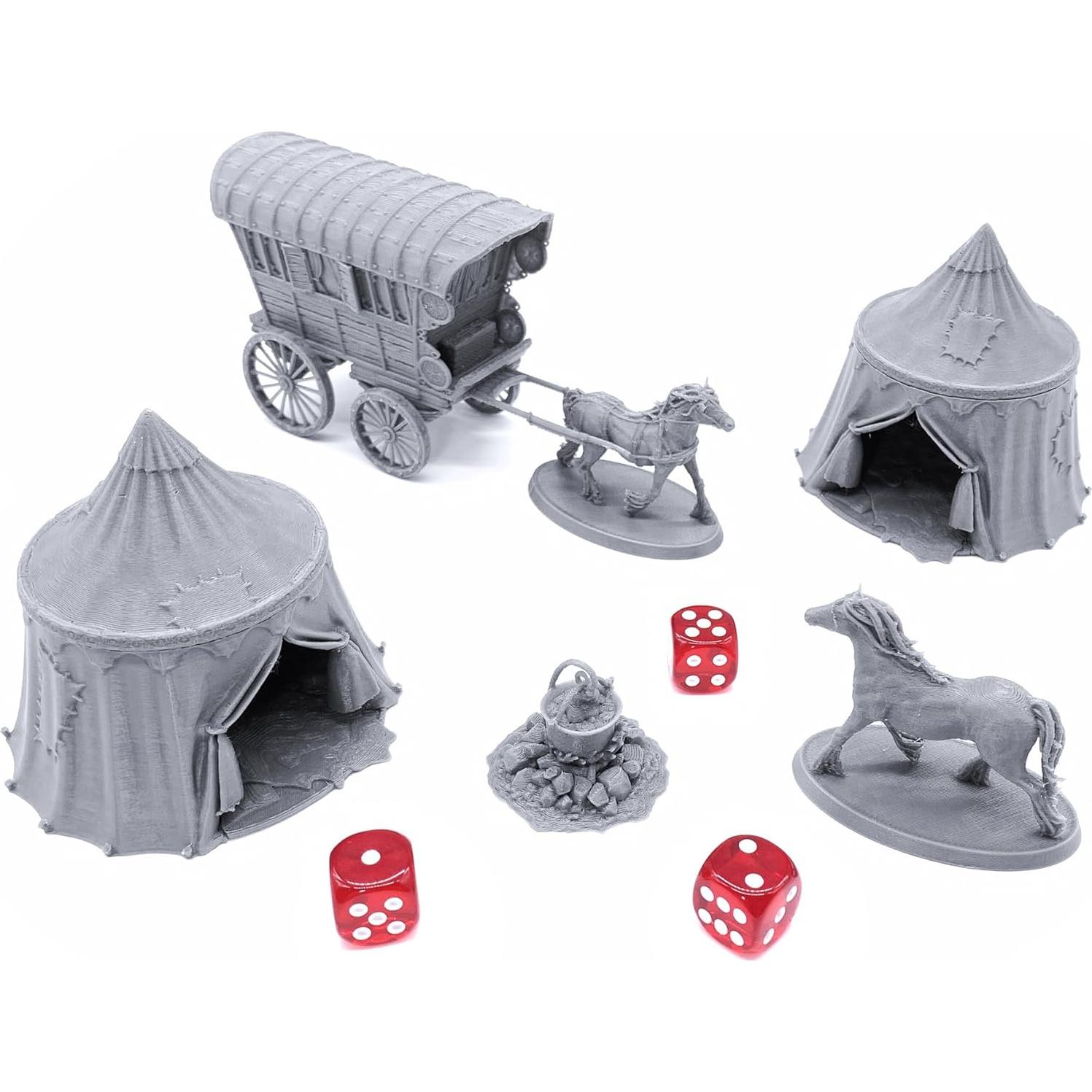 Escenografía Impresa 3D EnderToys para RPG y Wargames 28mm