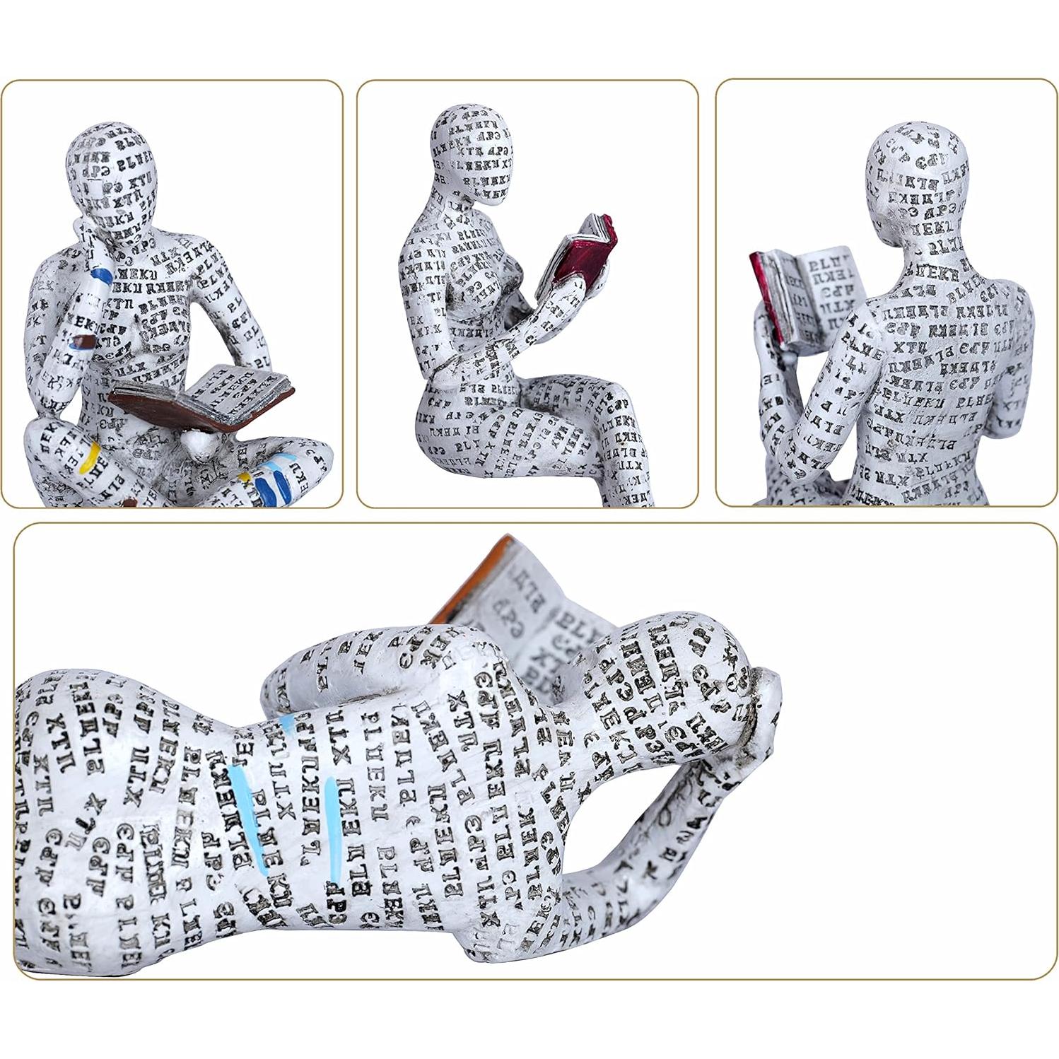 Estatuas de Mujeres Leyendo en Resina FPKOMD - Decoración Moderna