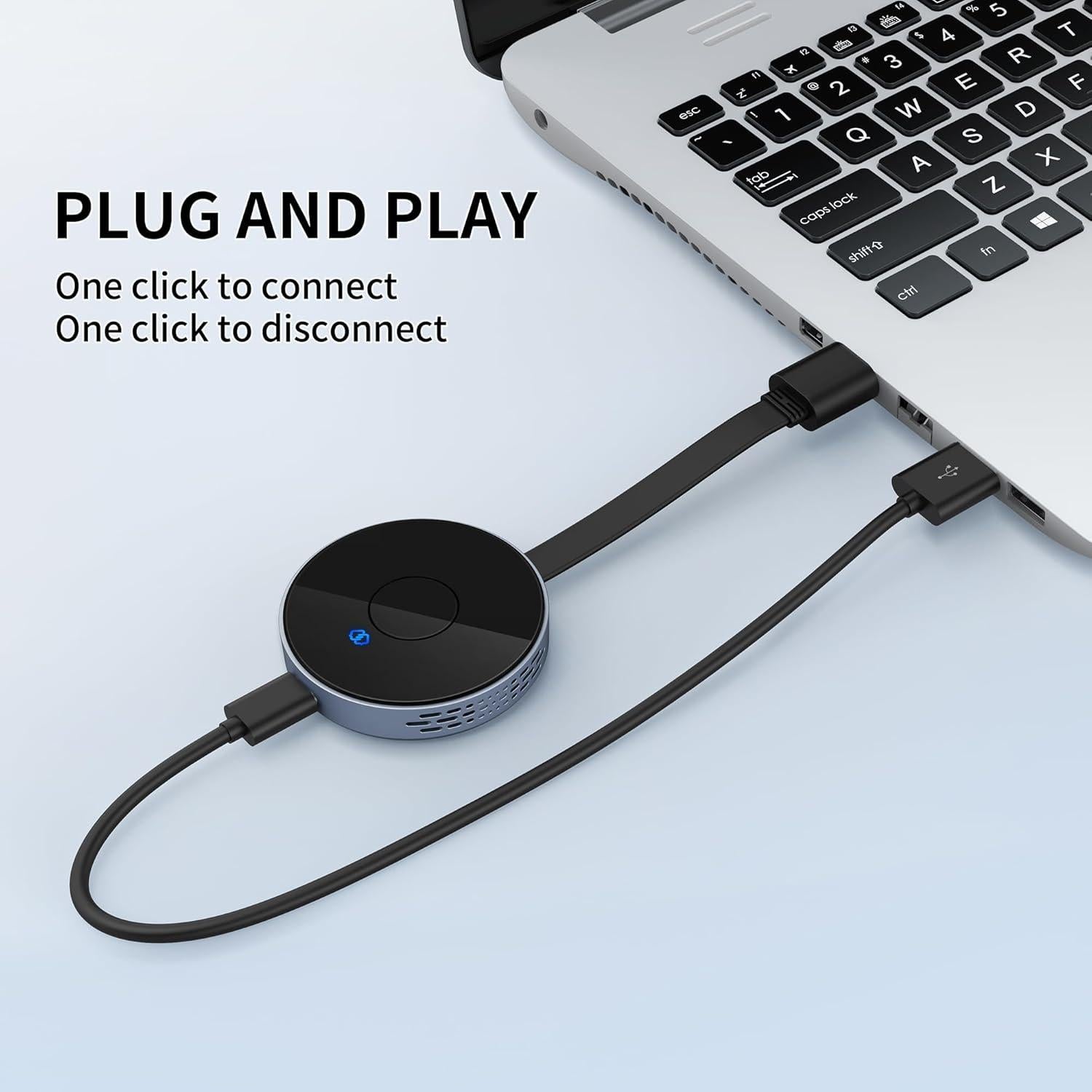 Transmisor y Receptor HDMI Inalámbrico BRAIDOL 4K 45.72m