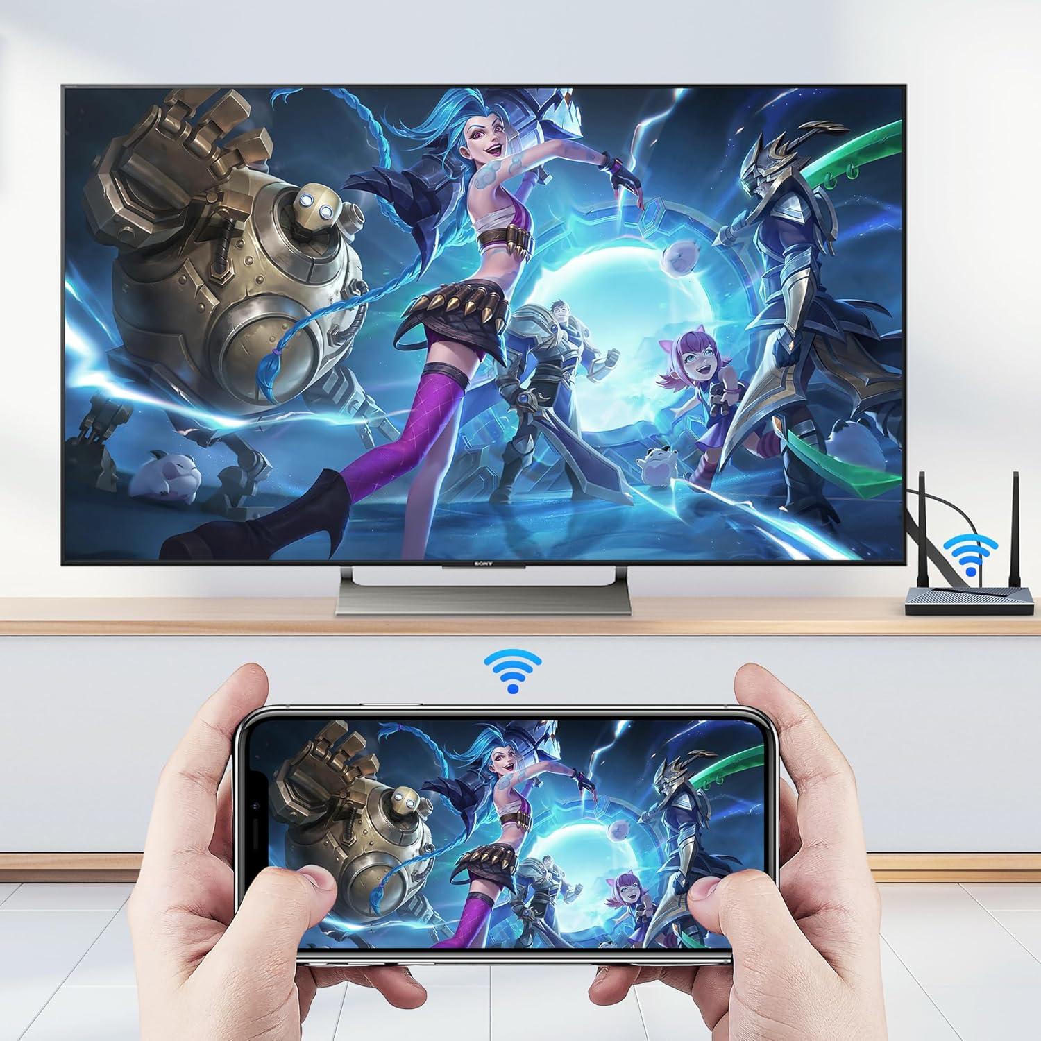 Transmisor y Receptor HDMI Inalámbrico BRAIDOL 4K 45.72m