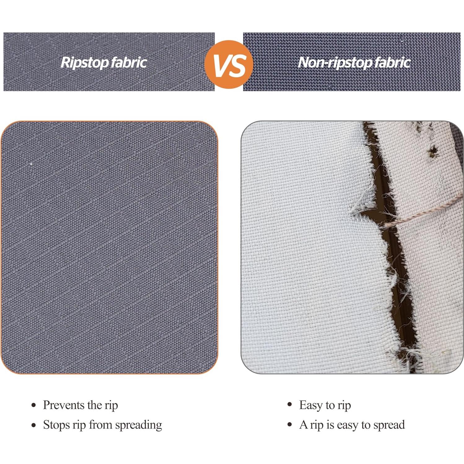 Funda para Silla de Patio WJ Etrade Gris 2 Piezas Impermeable