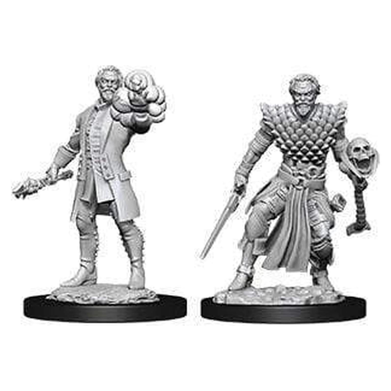 Miniatura Hechicero Humano Masculino D&D Nolzur - Sin Pintar