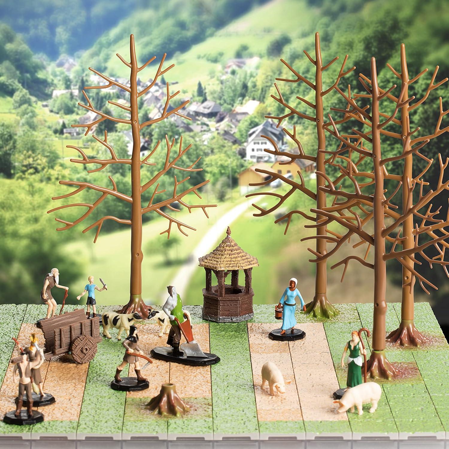 Figuras Miniatura de Fantasía Campesinos Monster - 8pc Pintables