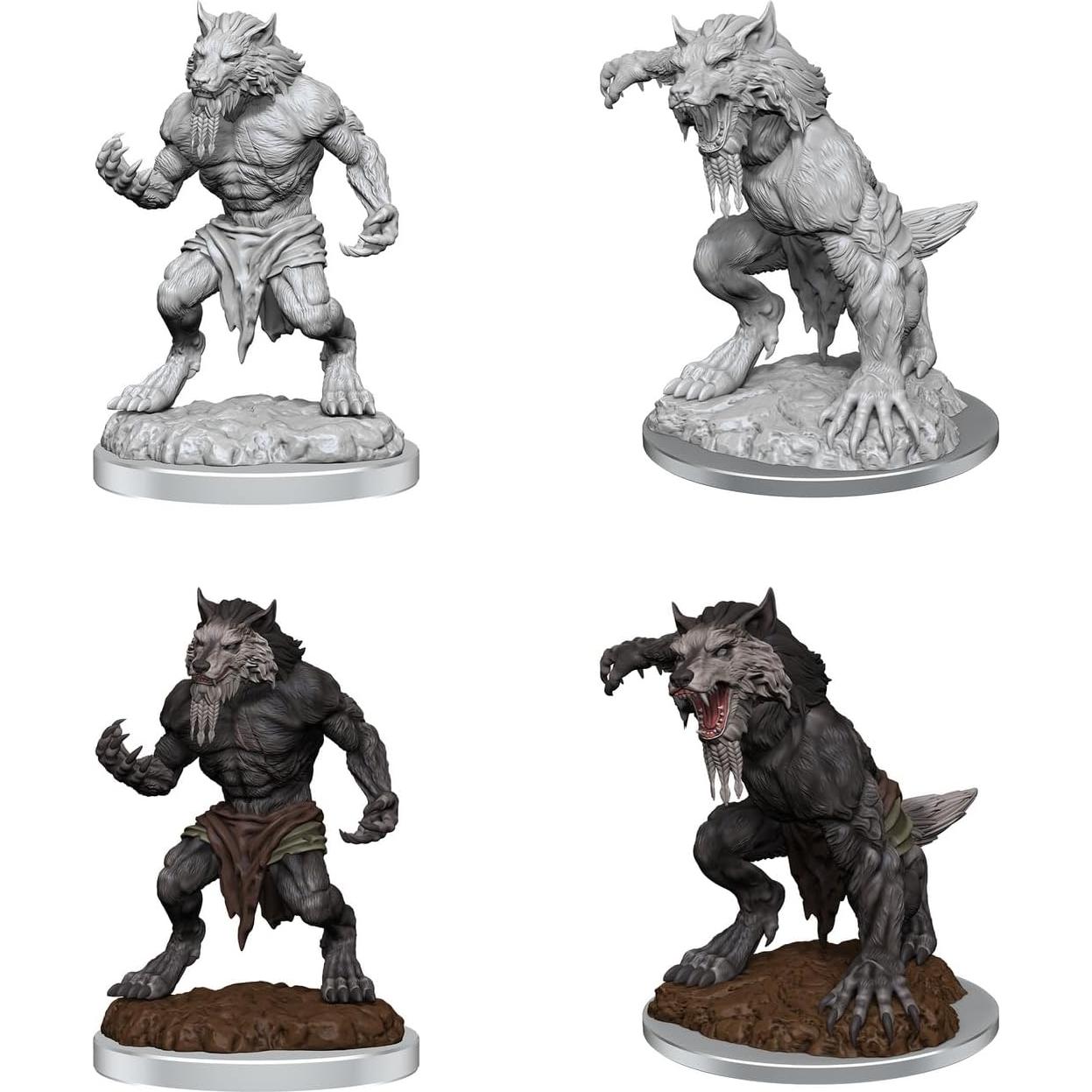 Miniaturas Sin Pintar Critical Role Hombres Lobo Fey 19.94g