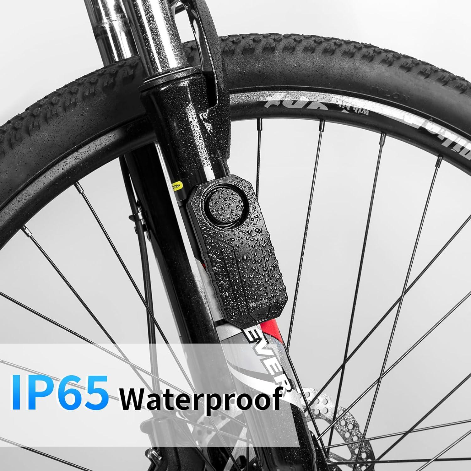 Alarma de Vibración WSDCAM 113dB para Bicicleta y Más