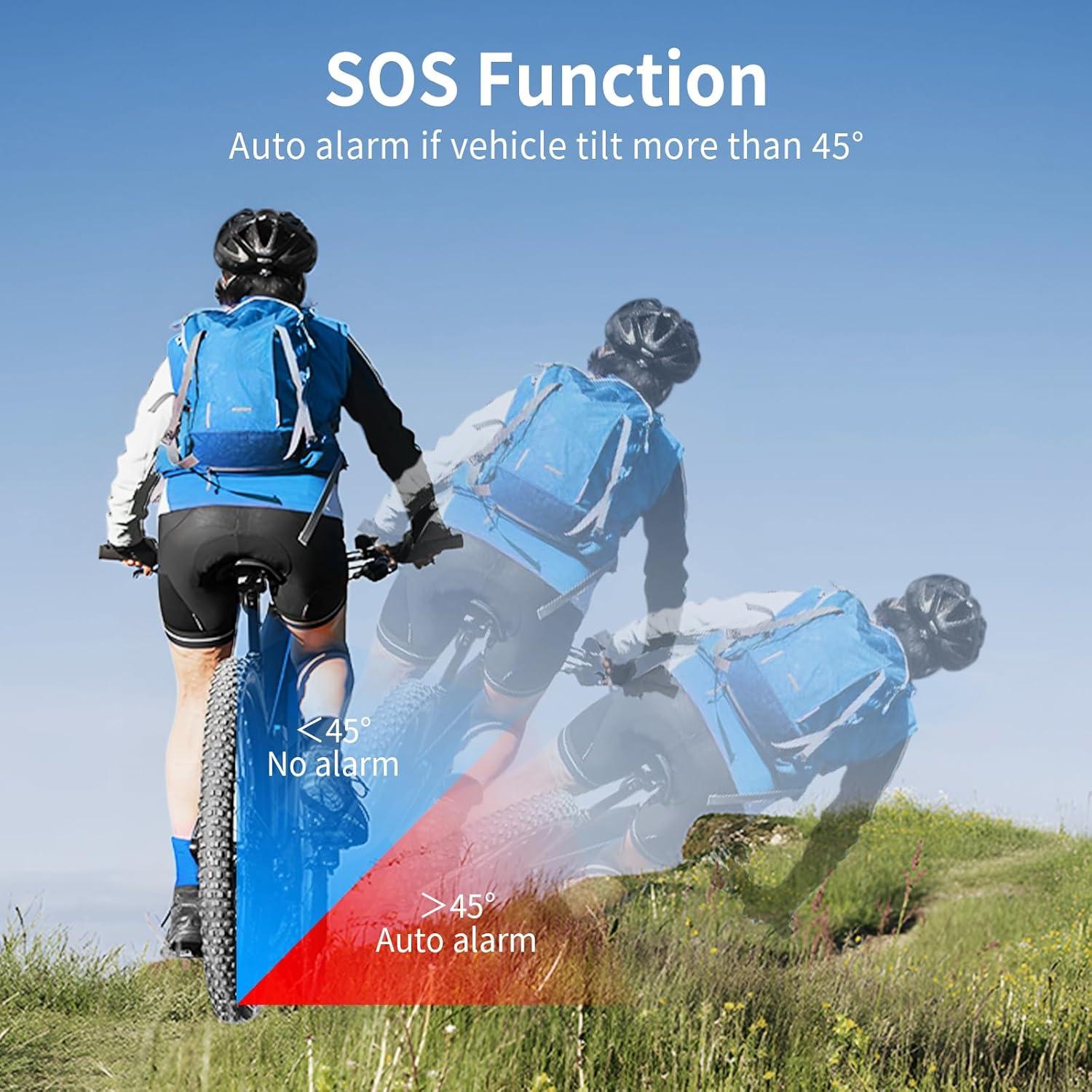 Alarma de Vibración WSDCAM 113dB para Bicicleta y Más