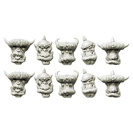 Cabezas Armadas de Orcos v.3 - Miniaturas de Juego 28mm Spellcrow