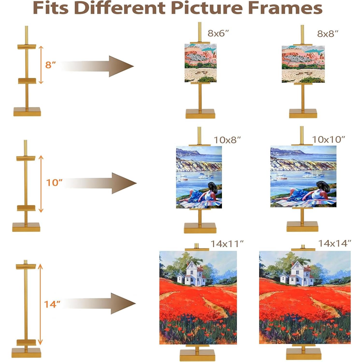 Caballete de Mesa Ajustable Dakewang Dorado 45.72cm