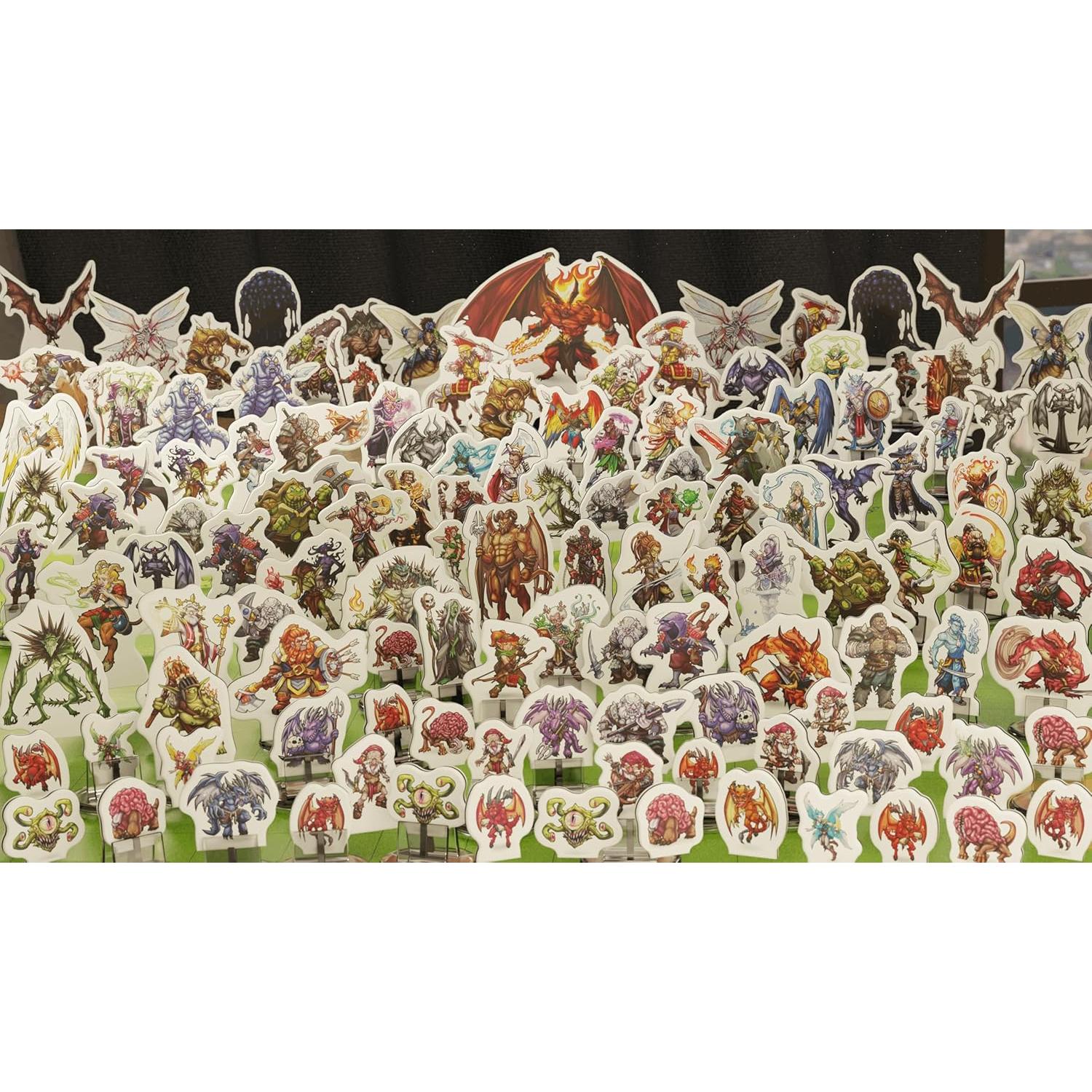 Miniaturas Planas Duras DND Wanderers Emporium 124 Piezas 28-32mm