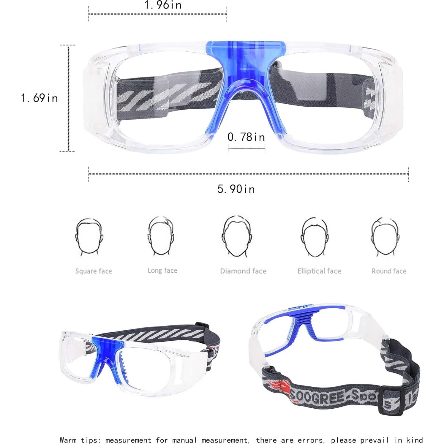 Gafas Deportivas SooGree Antivaho para Baloncesto