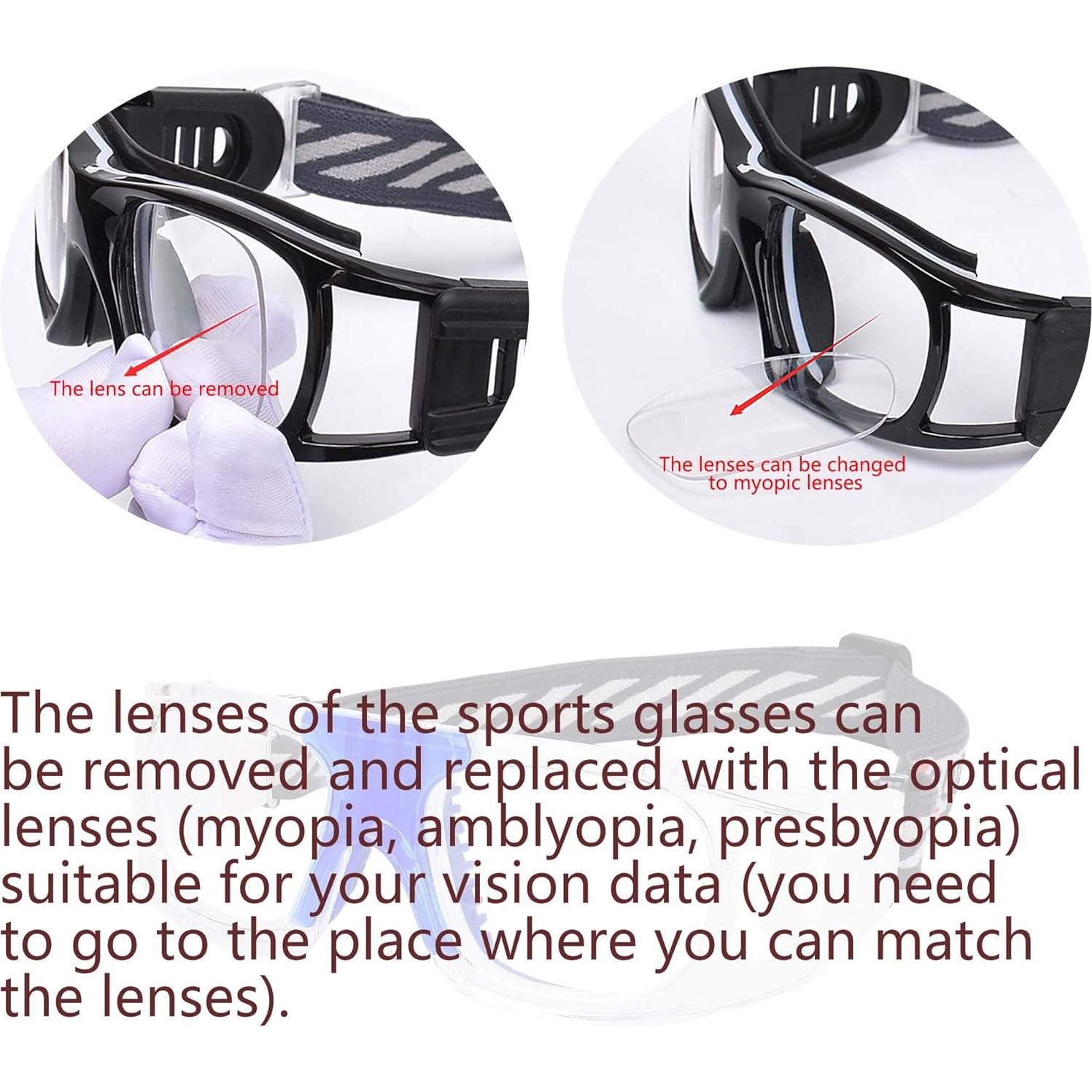 Gafas Deportivas SooGree Antivaho para Baloncesto