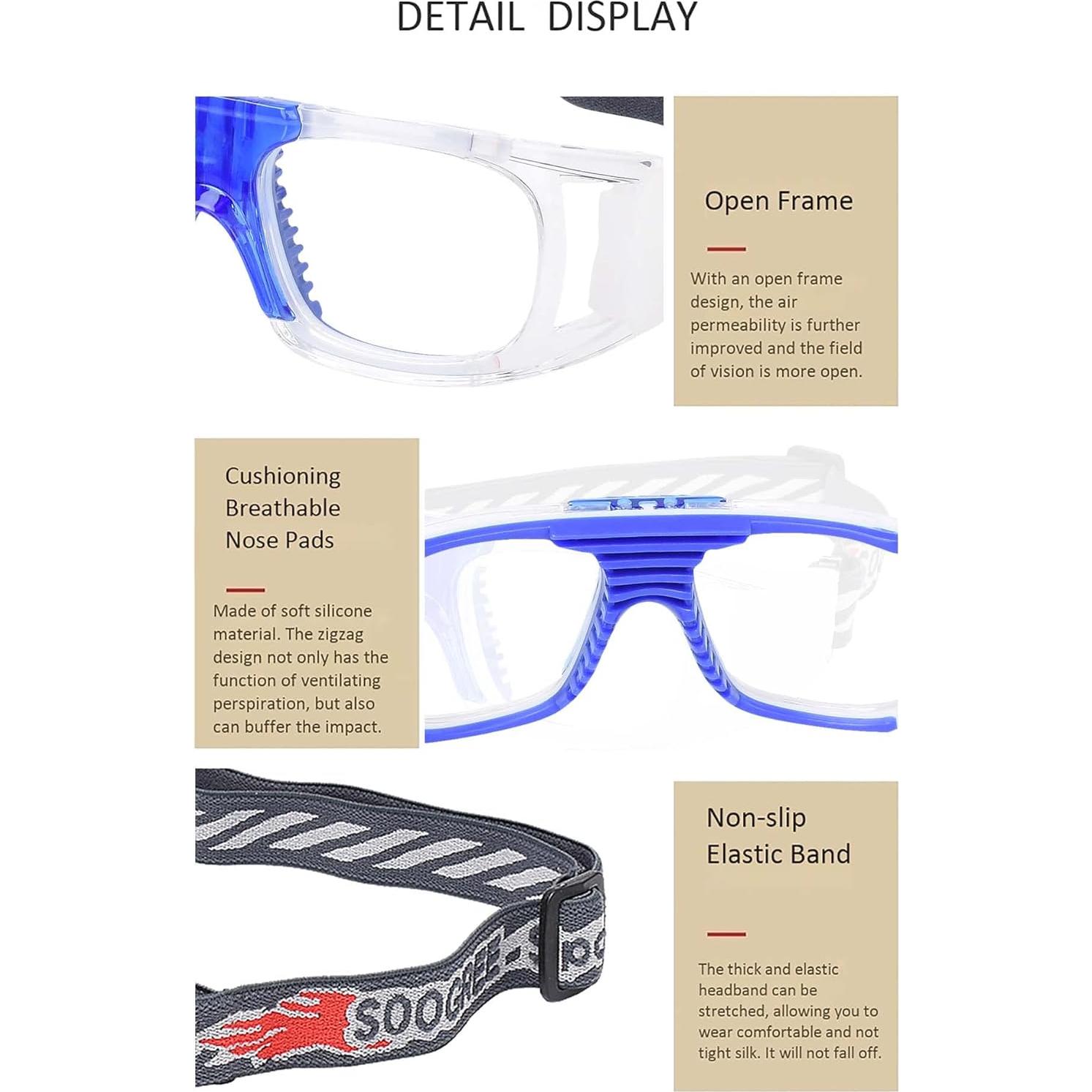 Gafas Deportivas SooGree Antivaho para Baloncesto