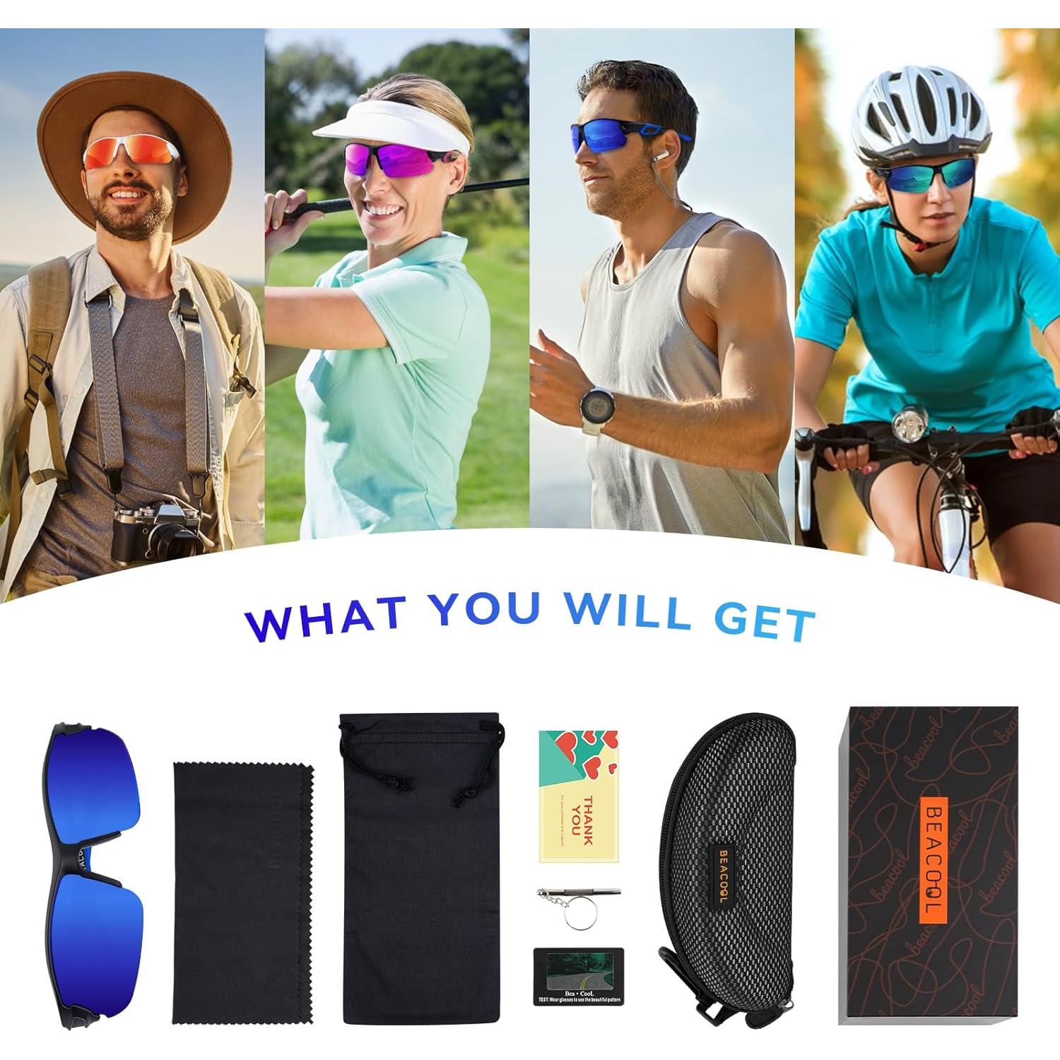 Gafas de Sol BEACOOL Polarizadas UV400 para Deportes