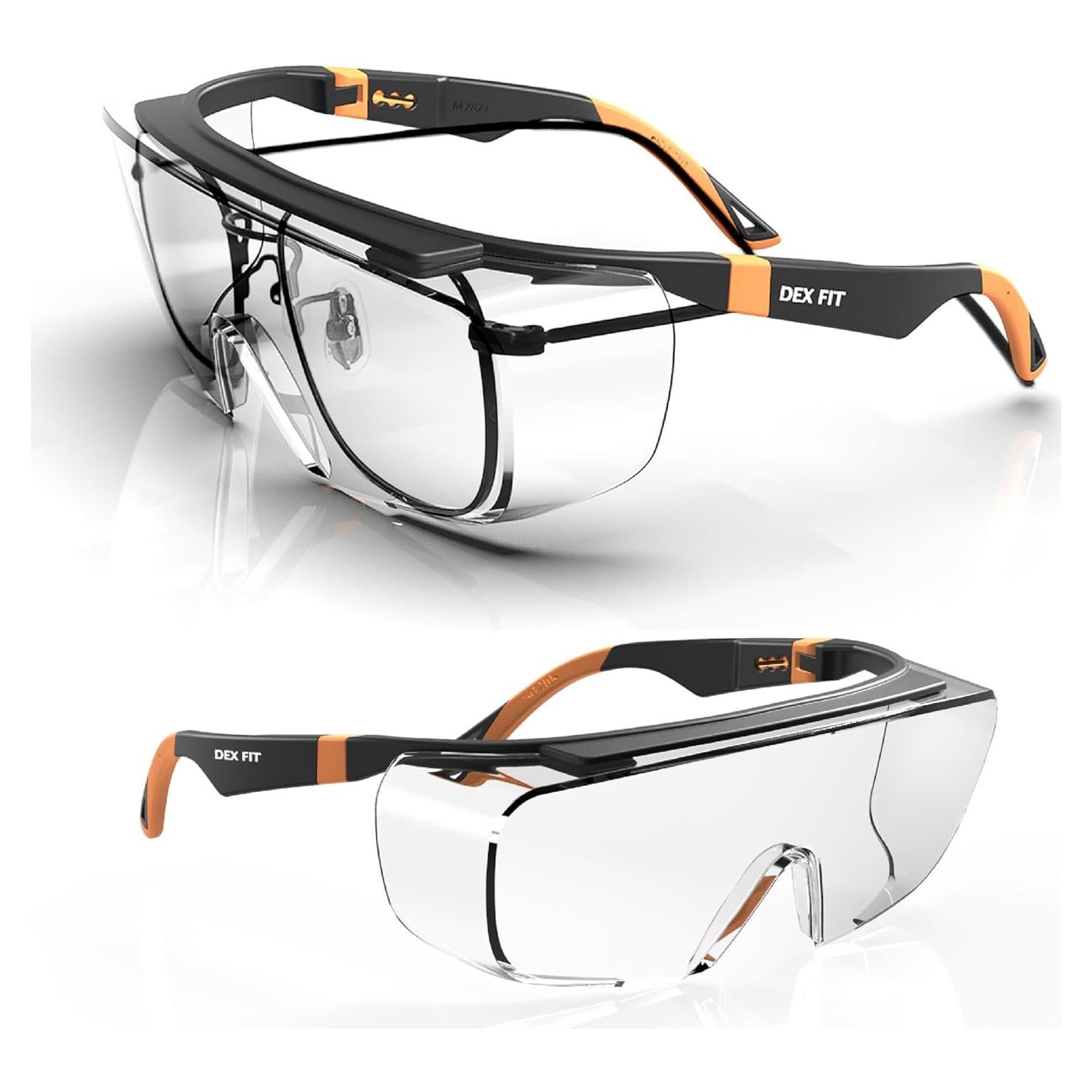 Gafas de seguridad DEX FIT SG210 OTG, UV385, Antiniebla