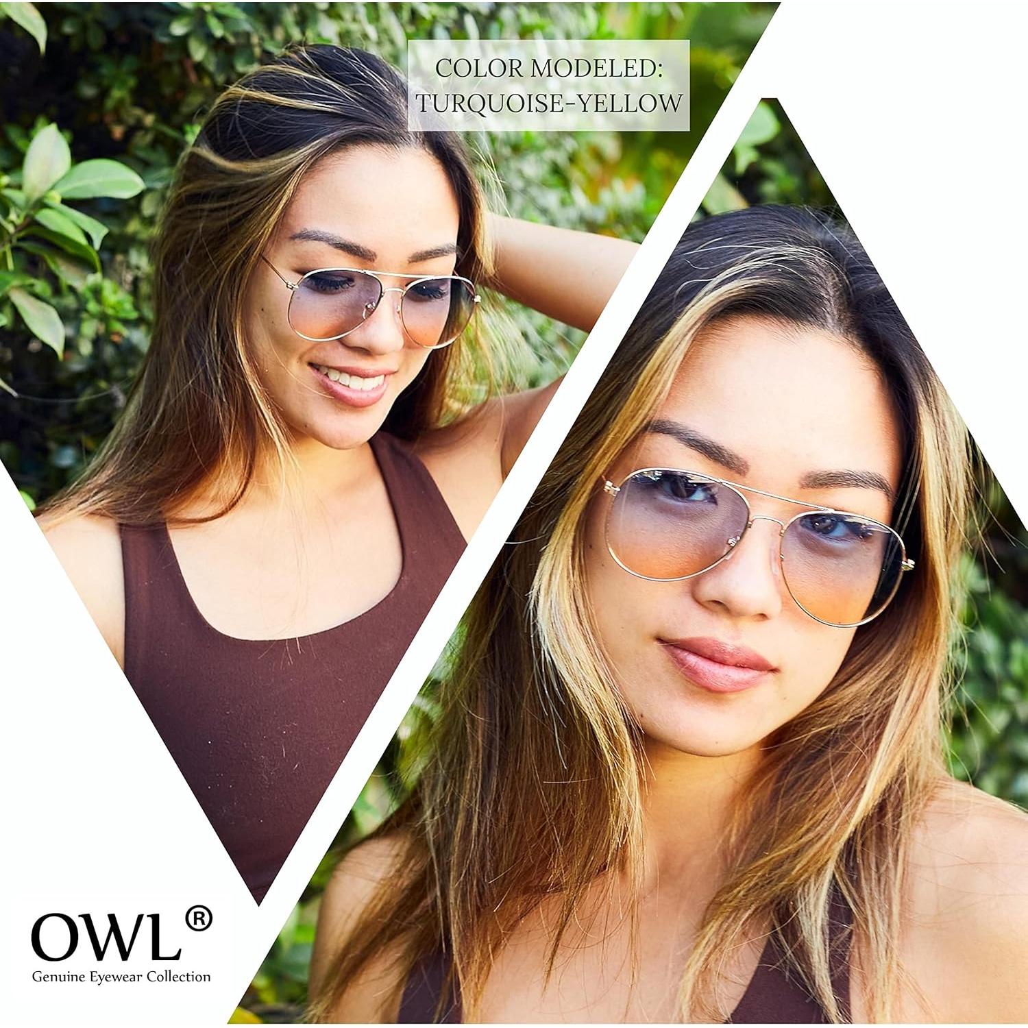 Gafas de Sol Aviador Metálicas para Hombre y Mujer 45mm