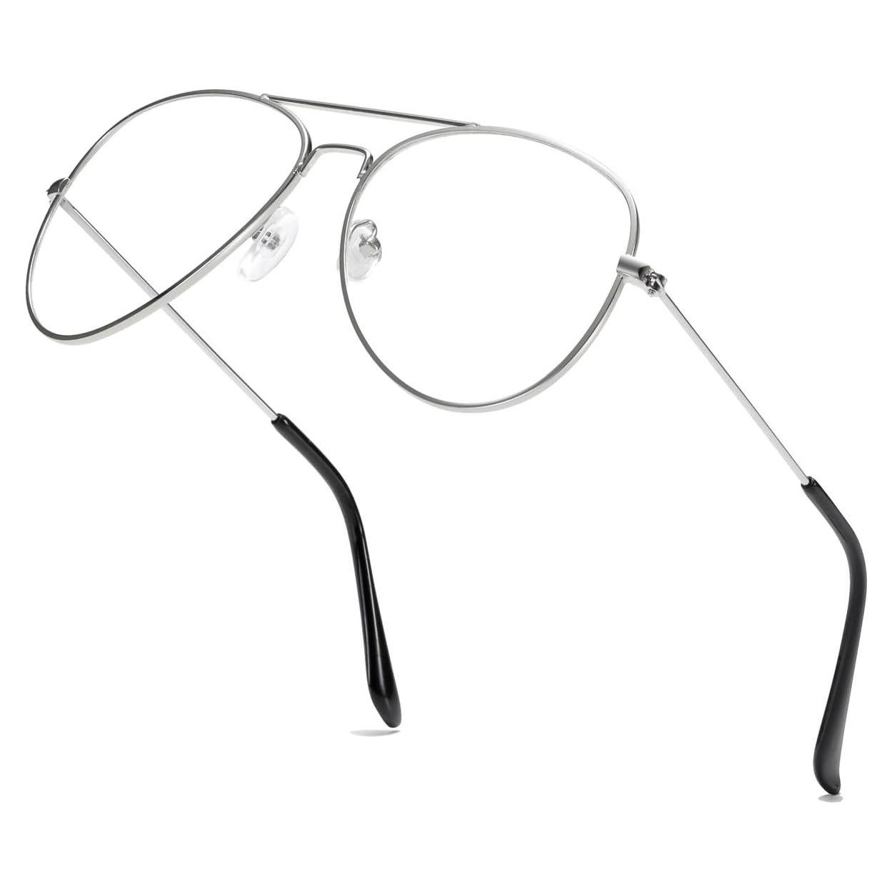 Gafas Aviador AISSWZBER Lente Premium UV400 Plata