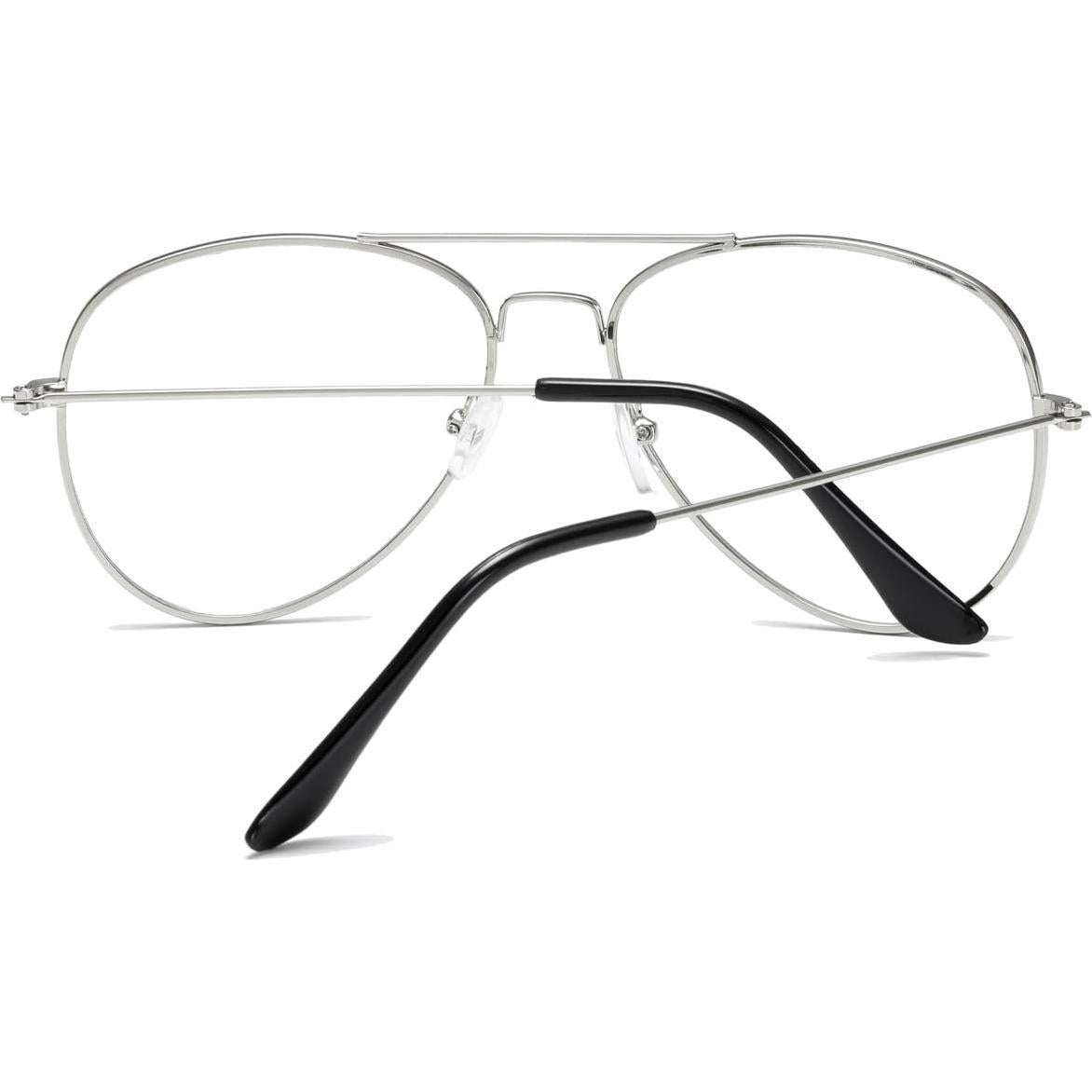 Gafas Aviador AISSWZBER Lente Premium UV400 Plata