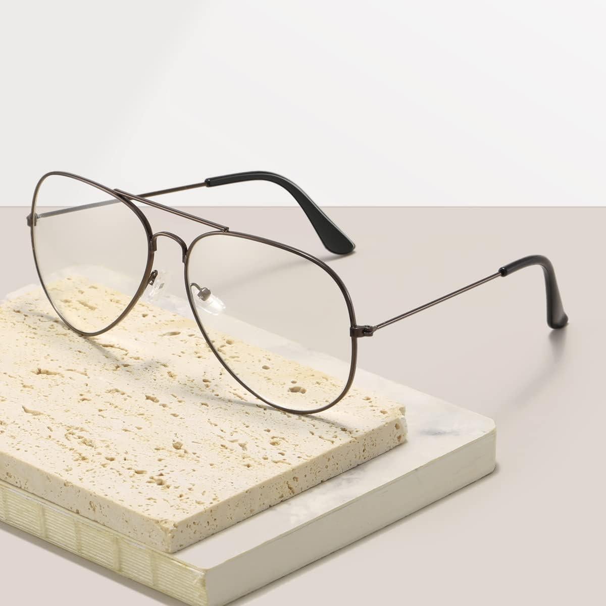 Gafas de Sol Aviador AISSWZBER Lente UV400 Café