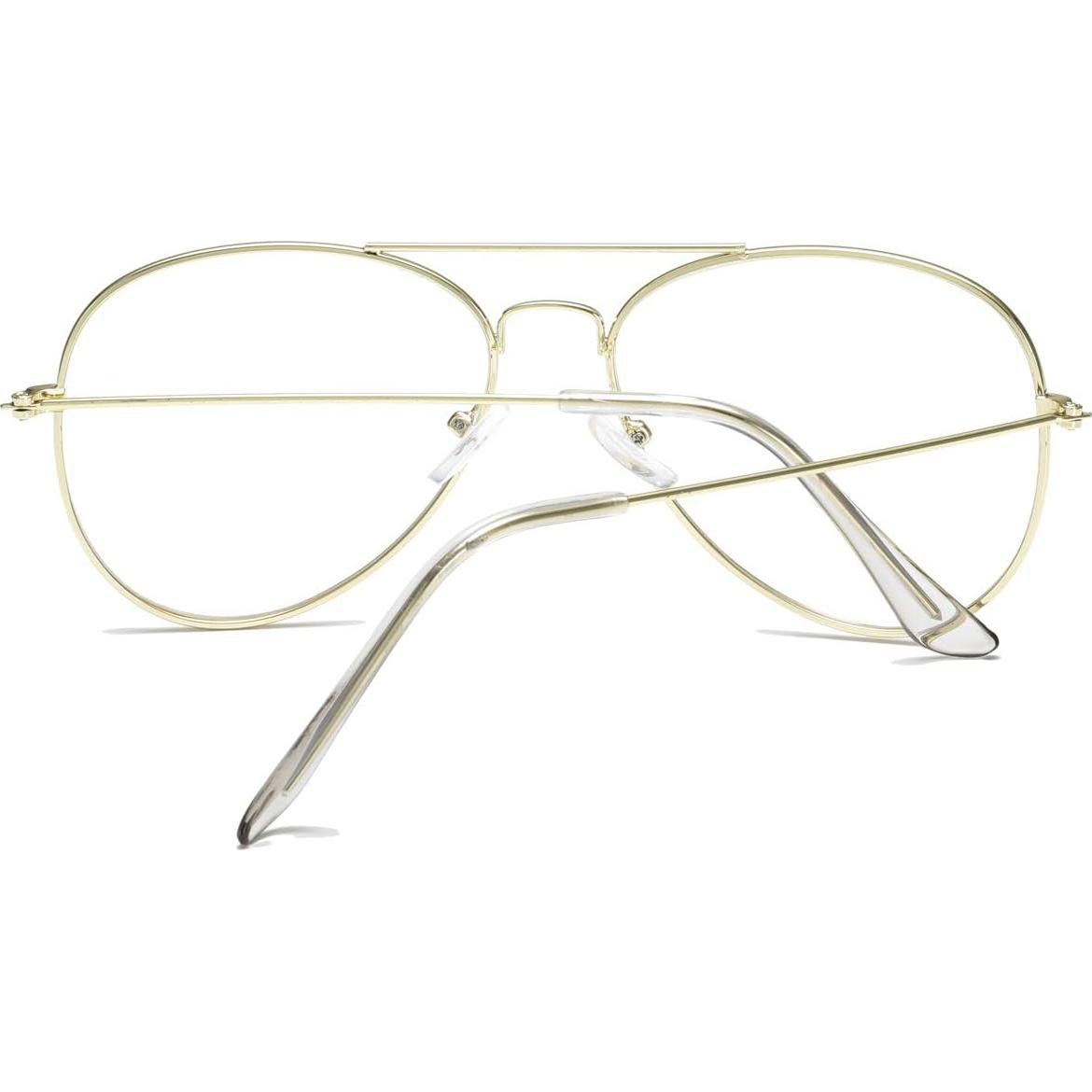 Gafas de Aviador AISSWZBER Lente UV400 Marco Metálico