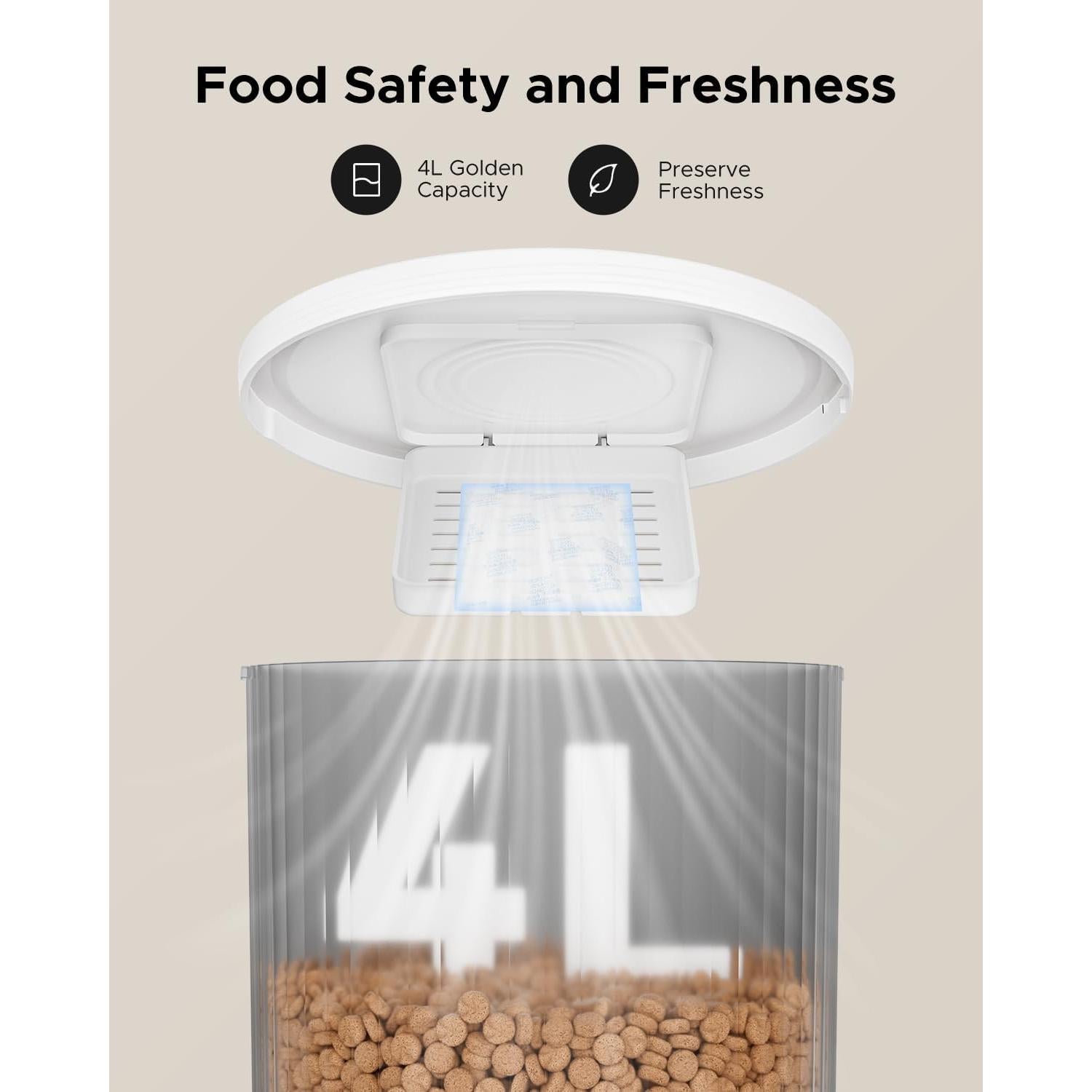 Dispensador Automático de Comida para Gatos Petultra HD