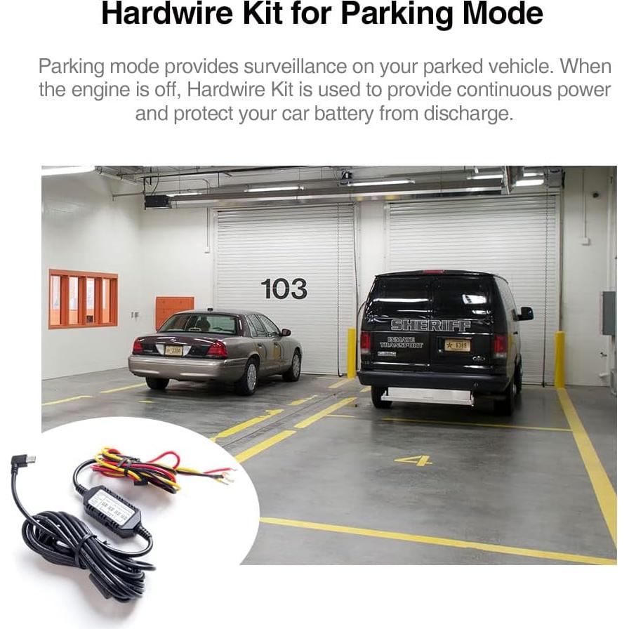 Kit de Cableado VIOFO HK4 con 8 Fusibles y Puerto Type-C