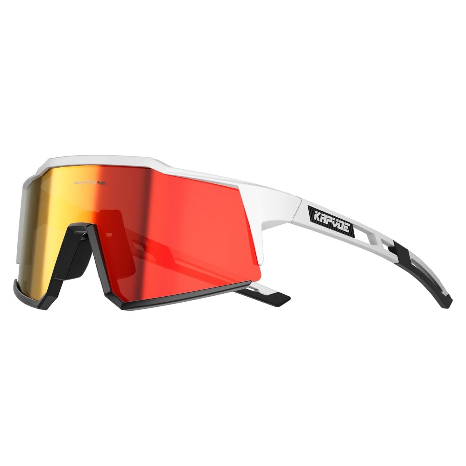 Gafas de Ciclismo KAPVOE TR90 Polarizadas 4 Lentes Intercambiables