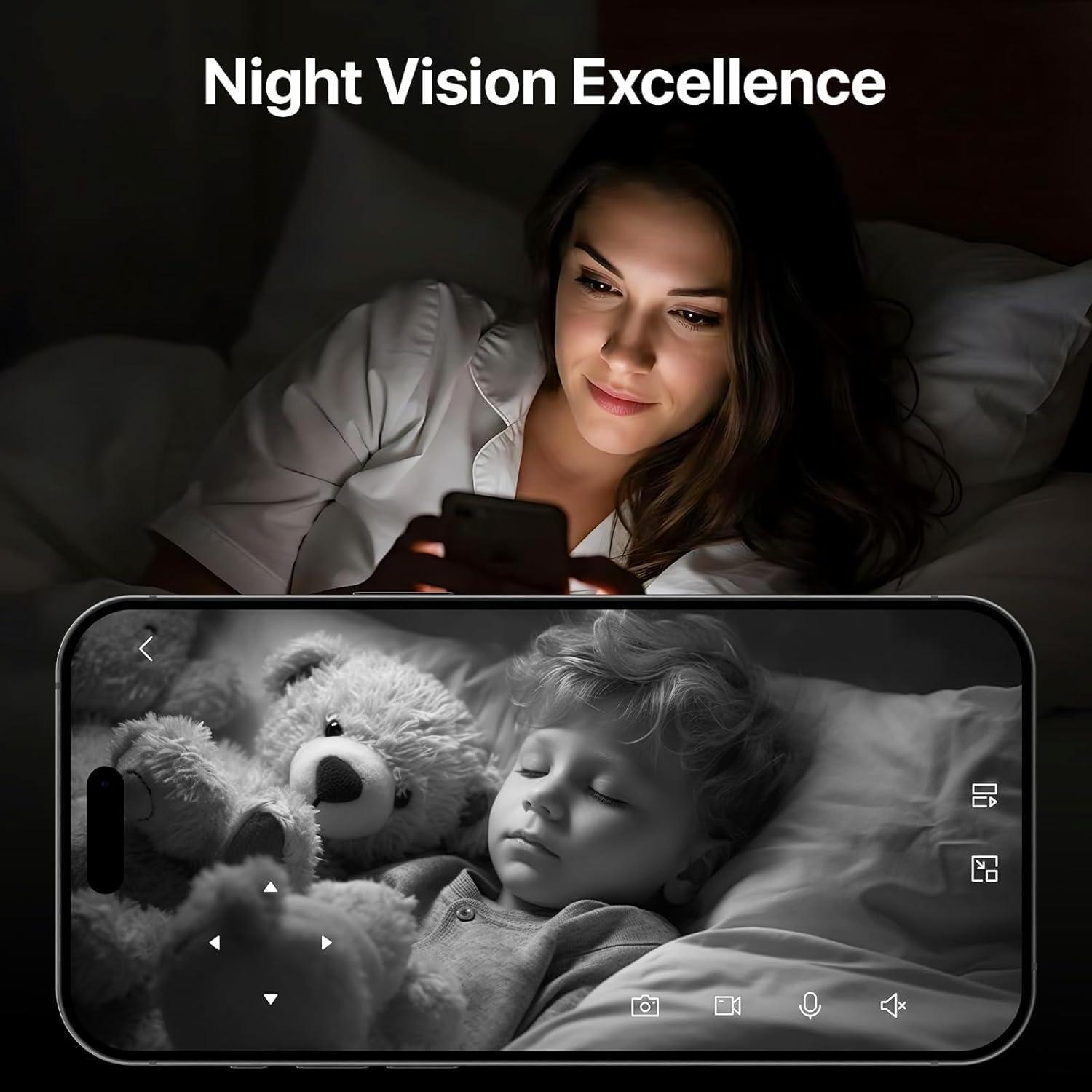 Cámara de Seguridad Tenda CP3 2K WiFi 6 360° Audio Bidireccional