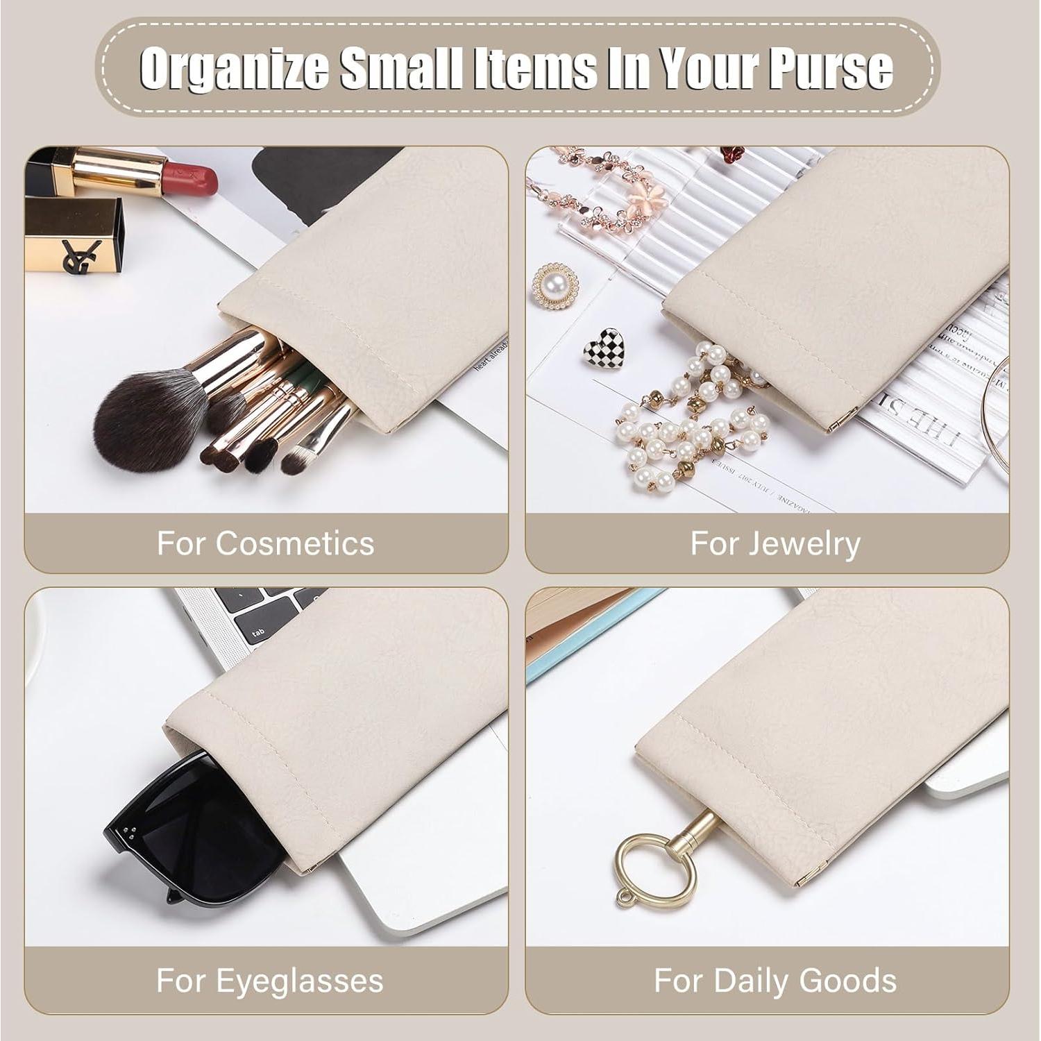 Estuche para Gafas Sightor 2 Pcs Cuero Suave Impermeable