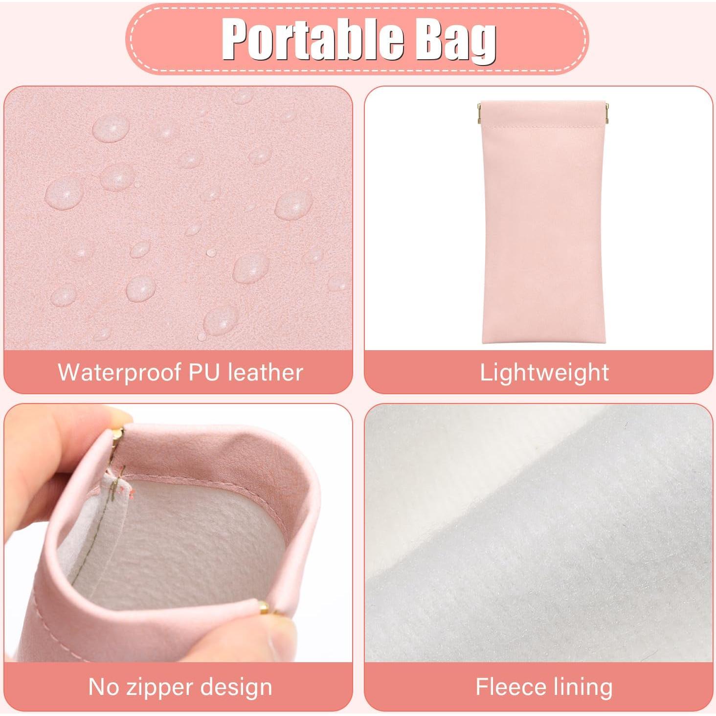 Estuche para Gafas Sightor 2 Pcs Cuero Suave Impermeable