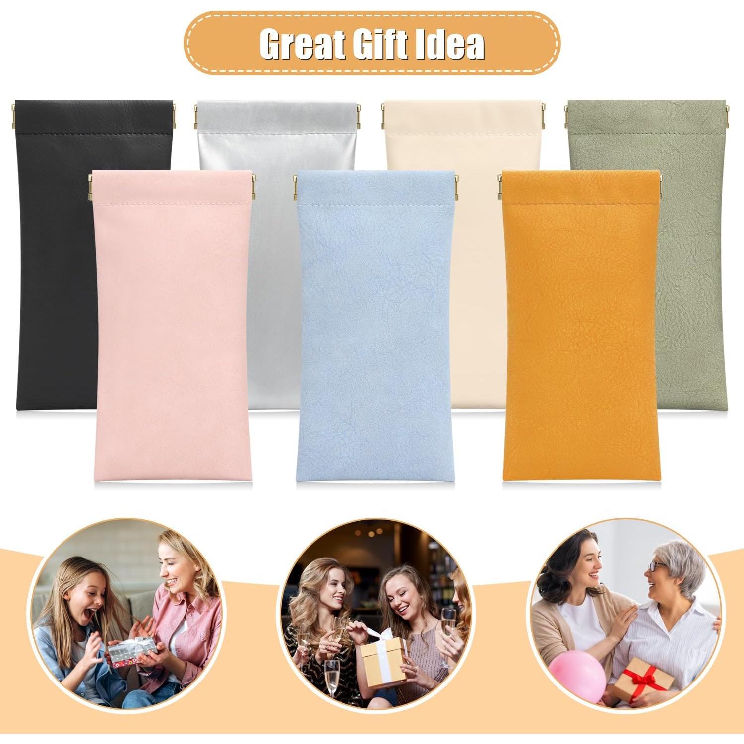 Estuche para Gafas Sightor, 2 Piezas de Cuero Suave