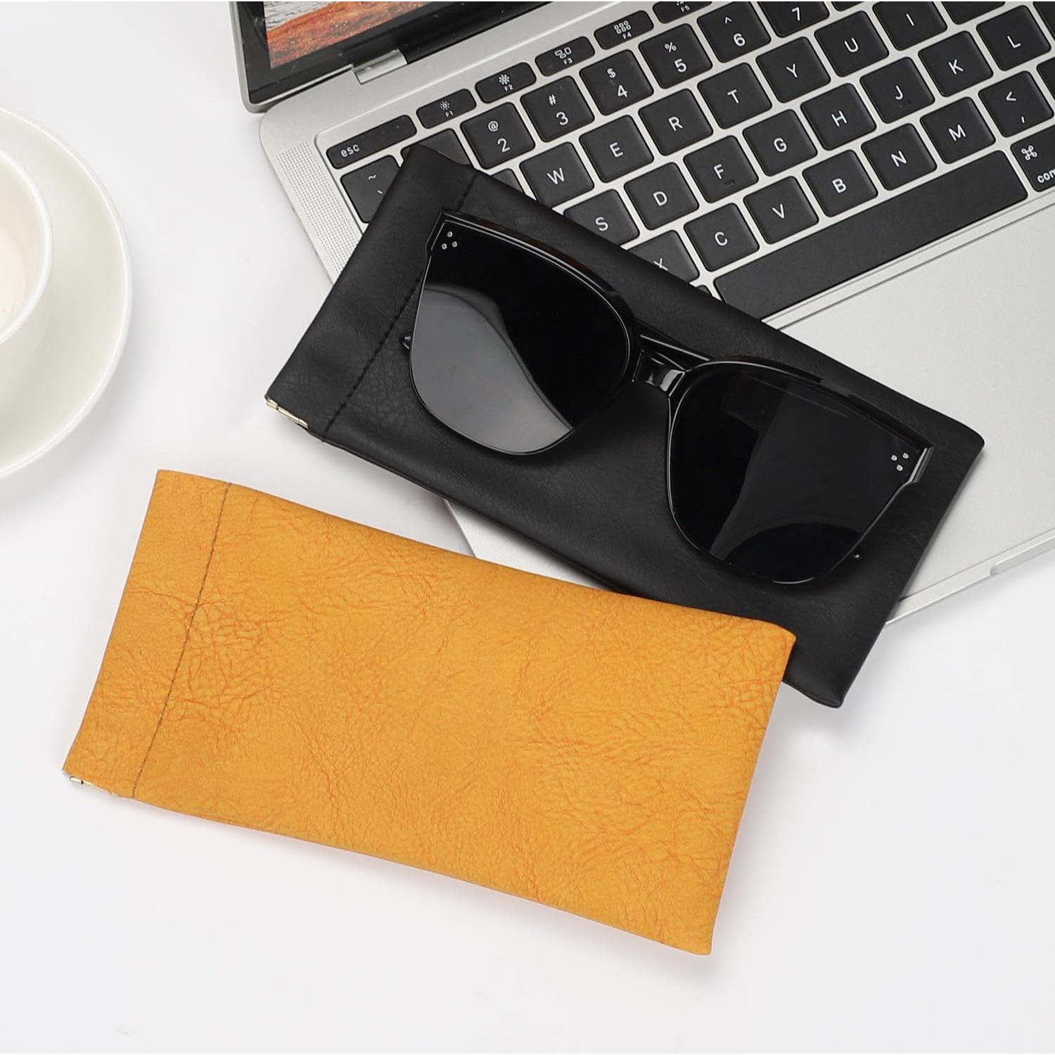 Estuche para Gafas Sightor 2 Pcs Cuero Impermeable