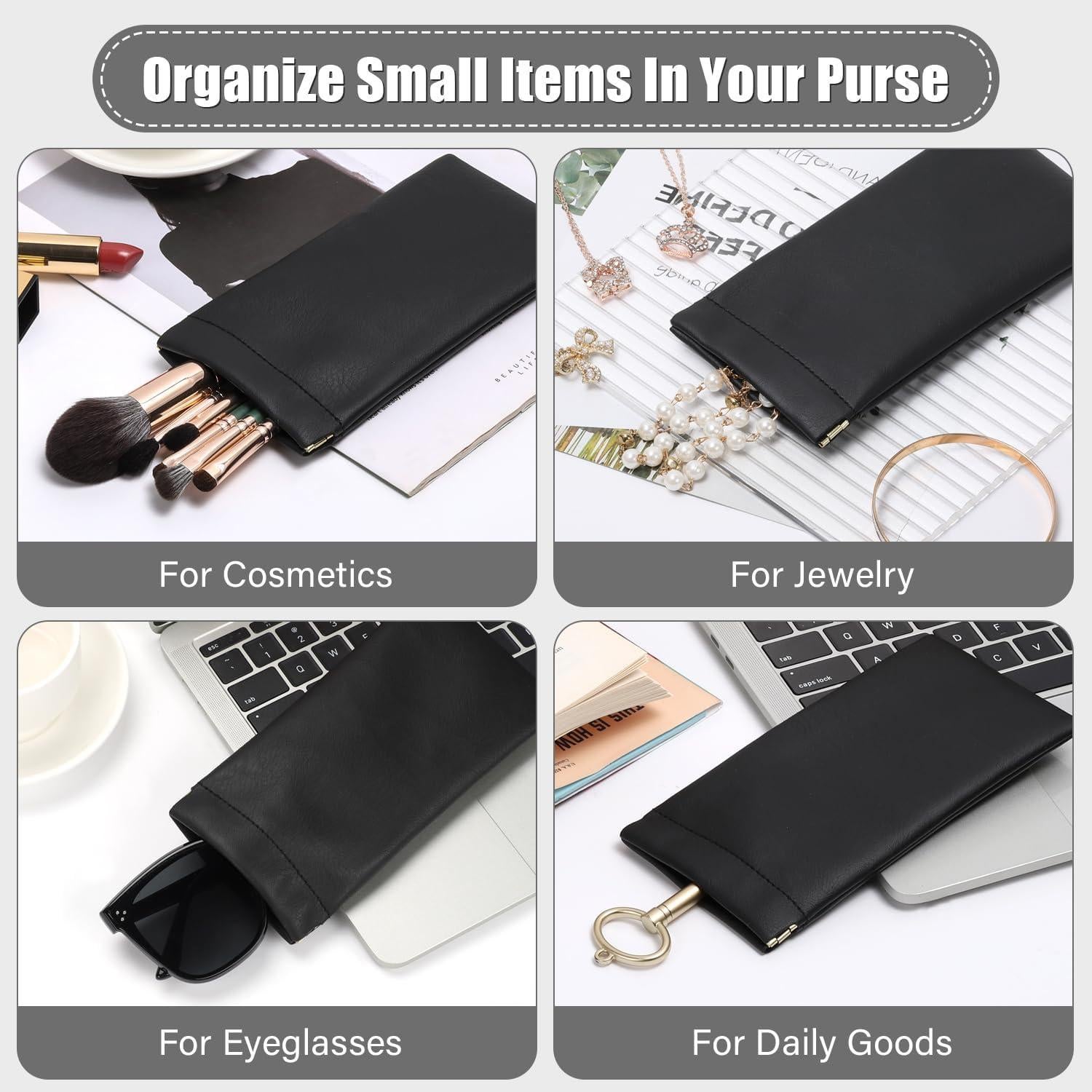 Estuche para Gafas Sightor 2 Pcs Cuero Impermeable