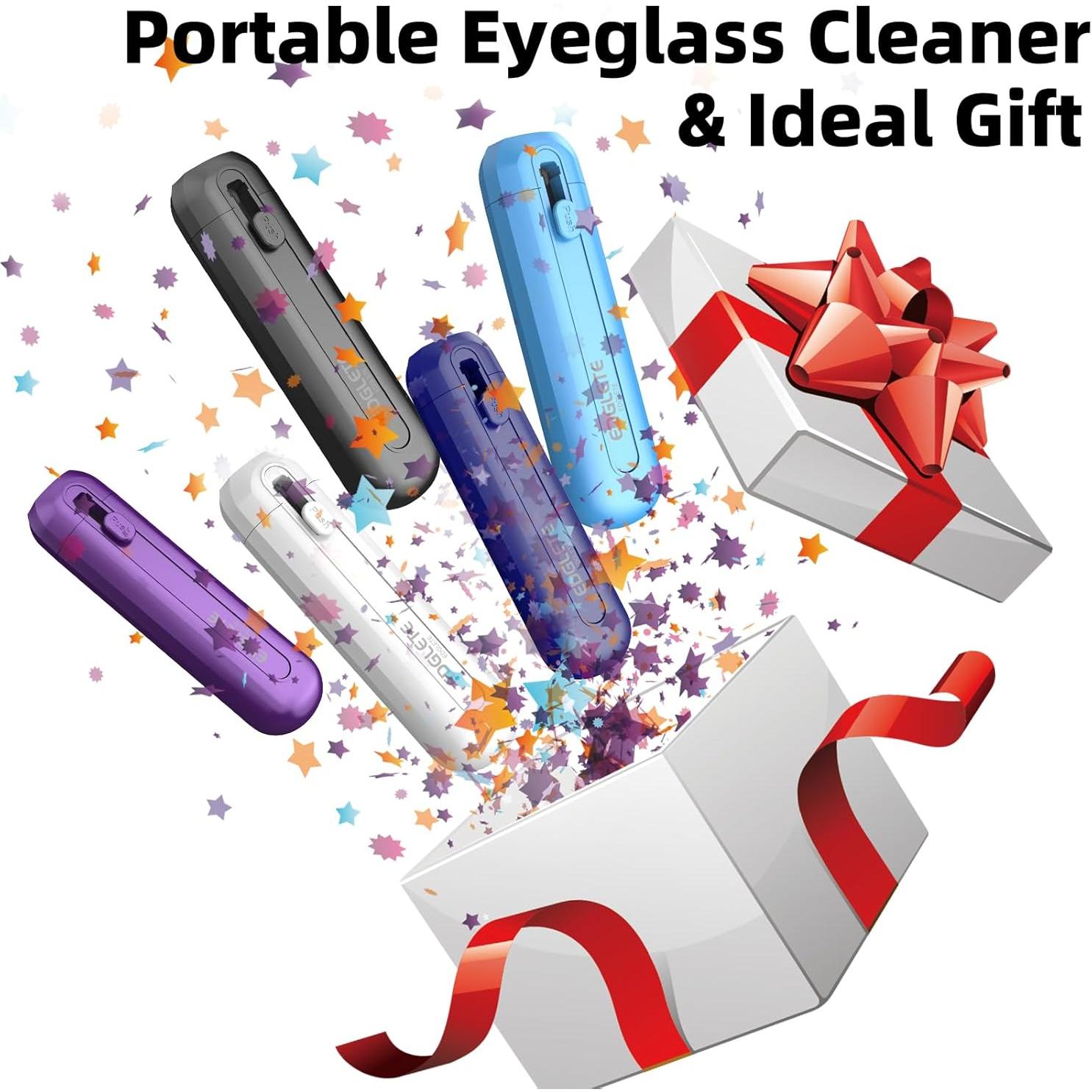 Kit de limpieza de gafas Edglete con spray y paño