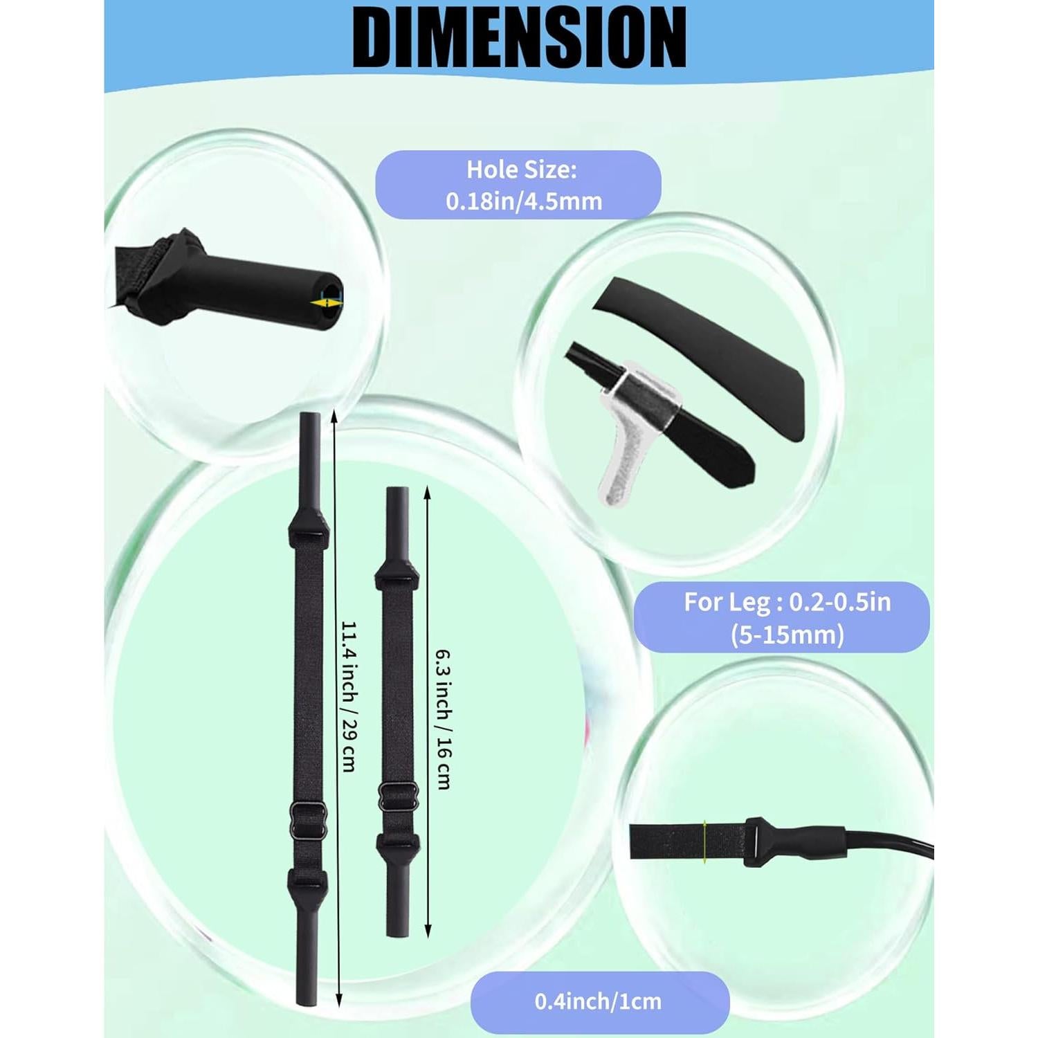 Correa para Gafas Niños HORNYPOOT Ajustable 16-25 cm
