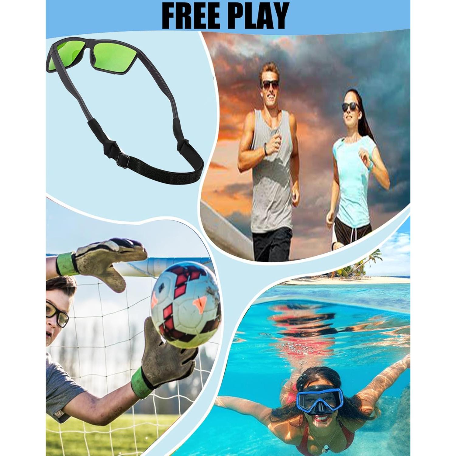 Correa para Gafas Niños HORNYPOOT Ajustable 16-25 cm