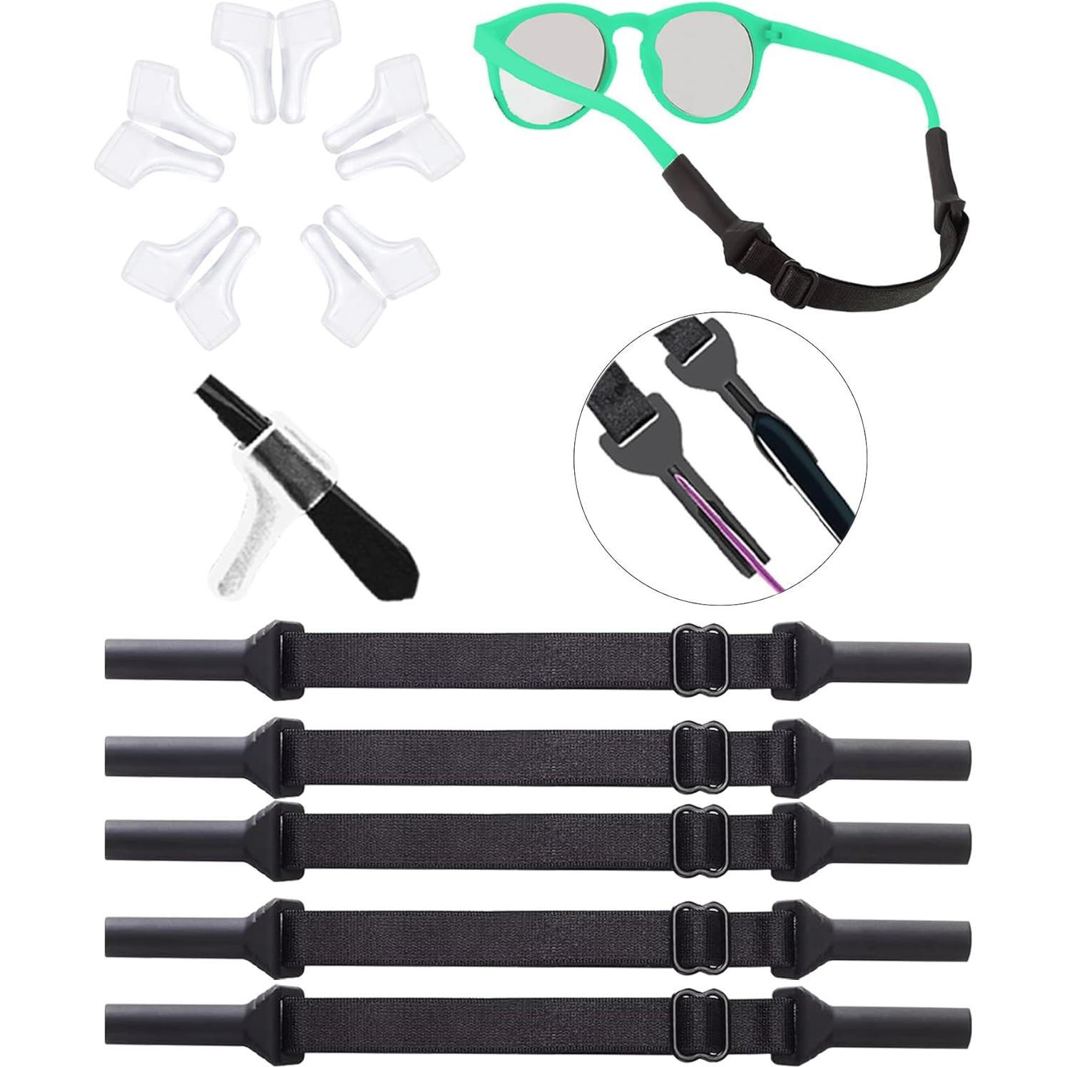 Correa para Gafas Niños HORNYPOOT Ajustable 16-25 cm