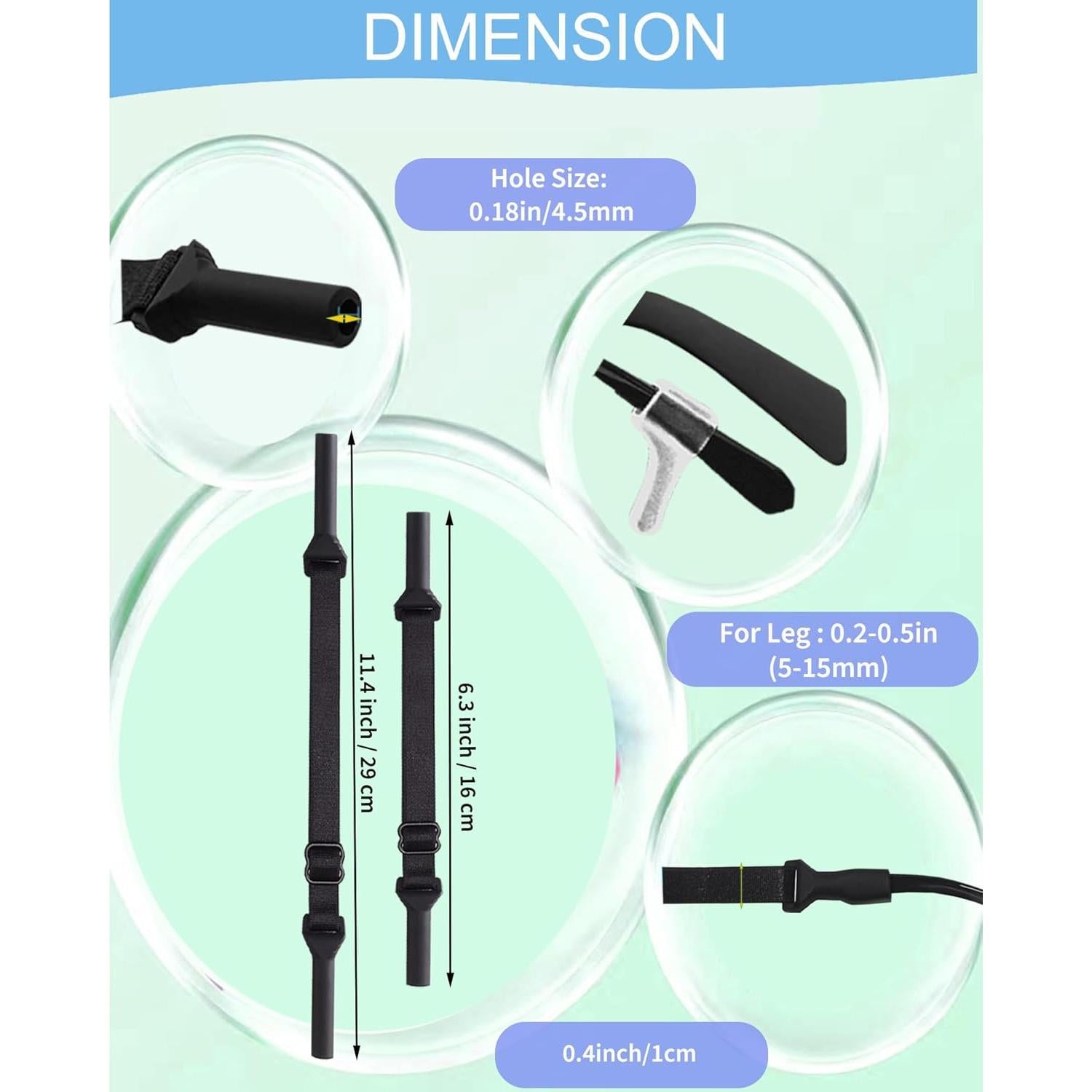 Correa de Gafas HORNYPOOT Ajustable para Niños 16.5-25.4 cm