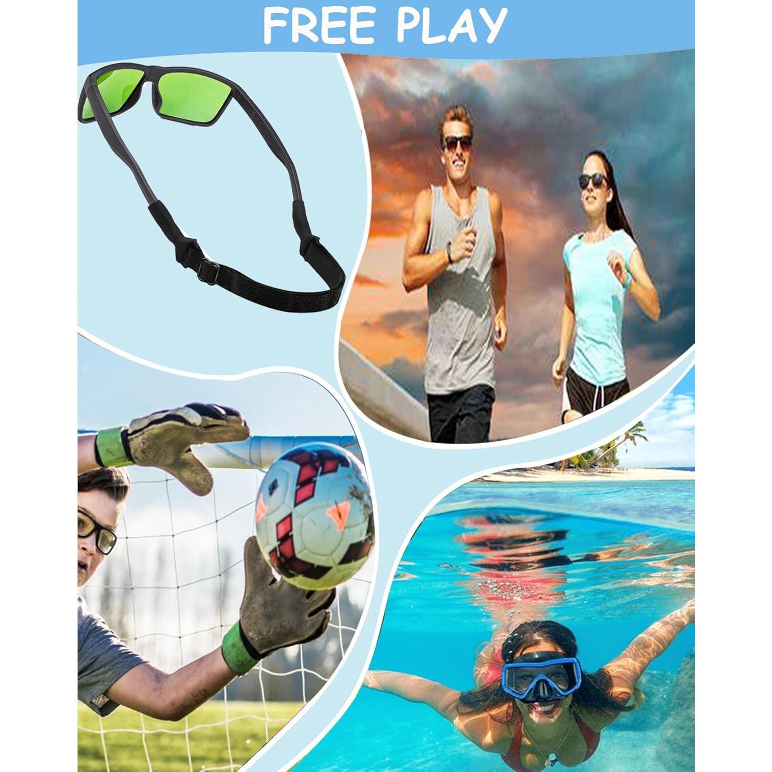 Correa de Gafas HORNYPOOT Ajustable para Niños 16.5-25.4 cm