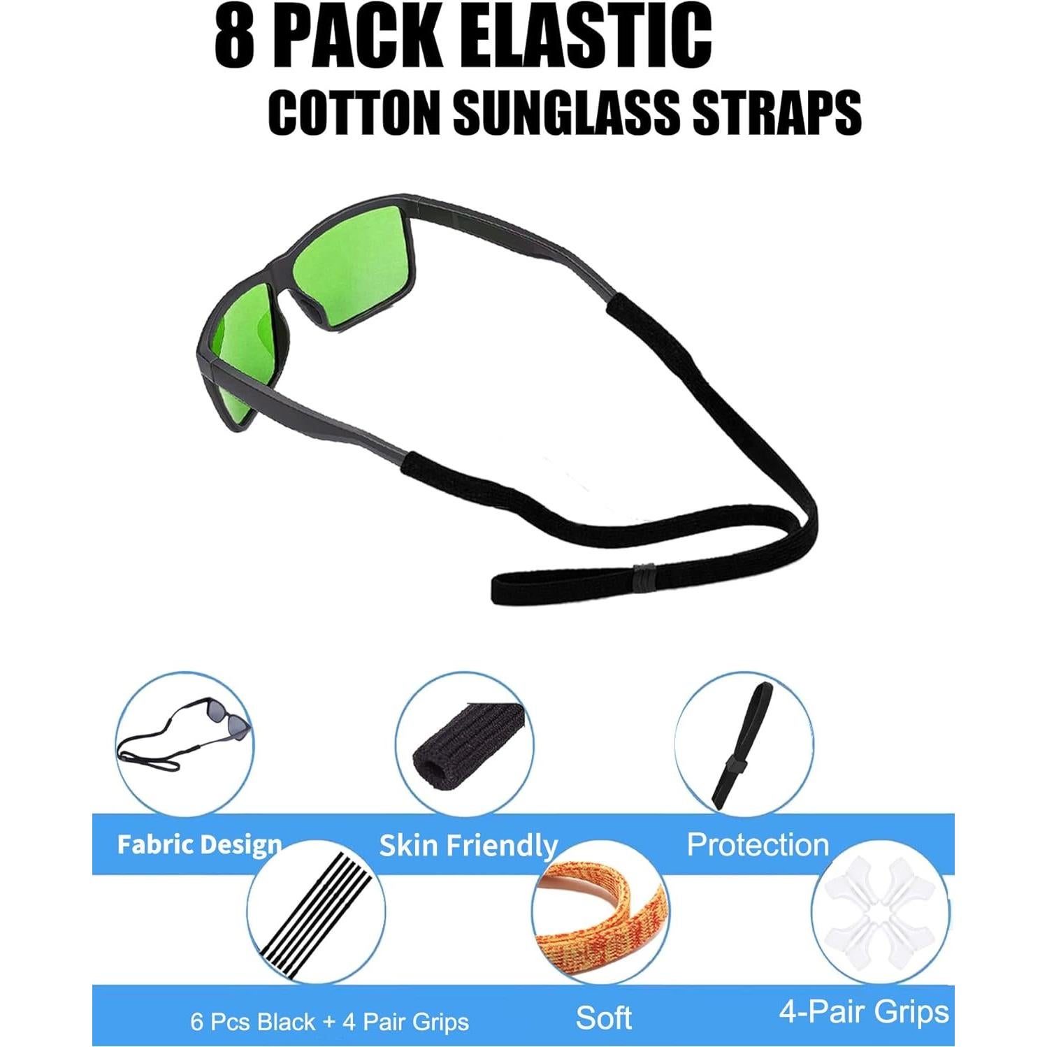 Correa de Gafas HORNYPOOT 29cm Elástica para Niños y Adultos