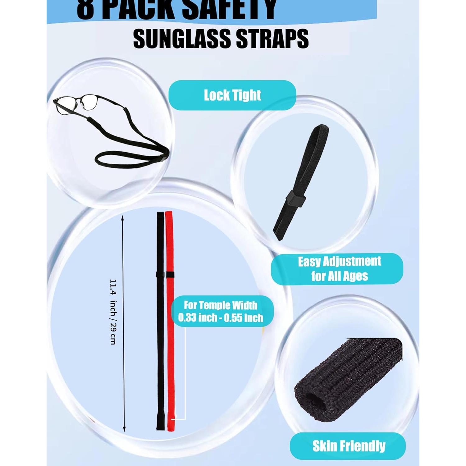 Correa de Gafas HORNYPOOT 29cm Elástica para Niños y Adultos