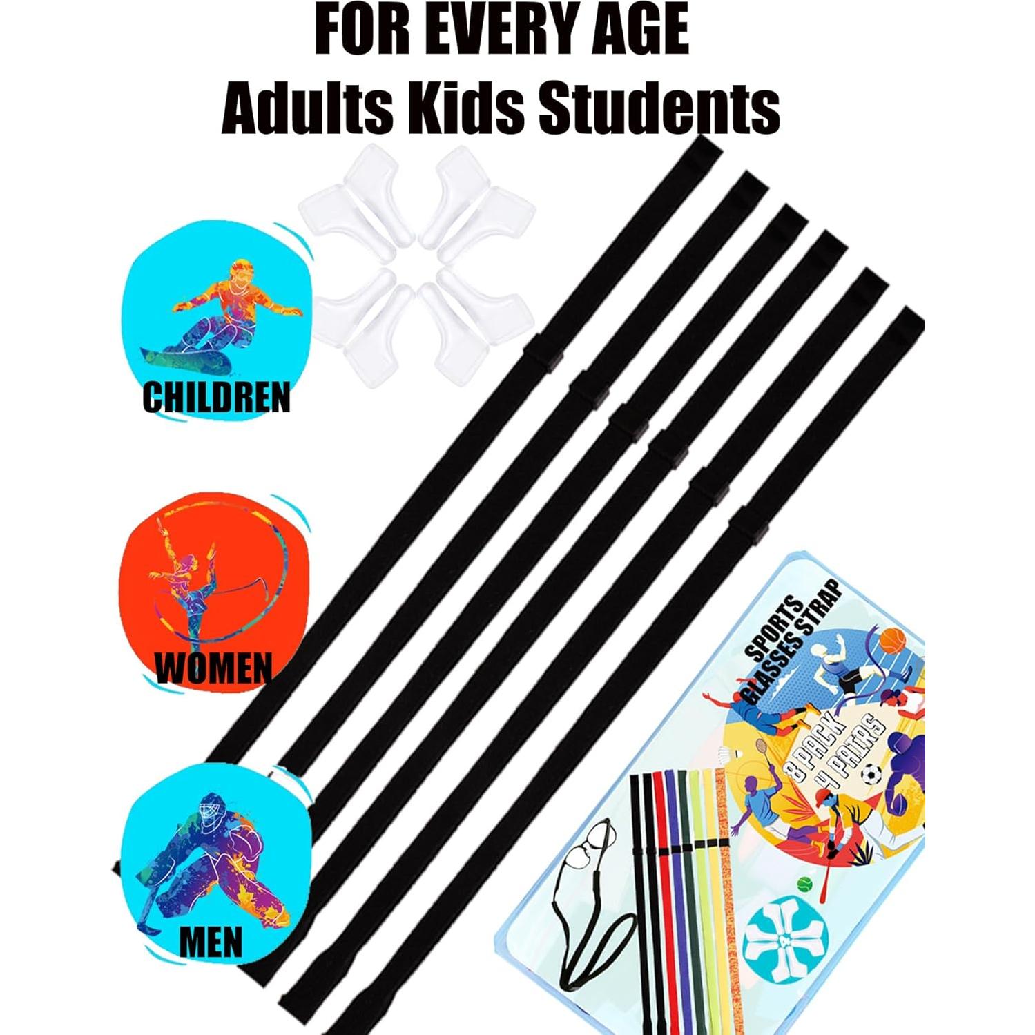 Correa de Gafas HORNYPOOT 29cm Elástica para Niños y Adultos