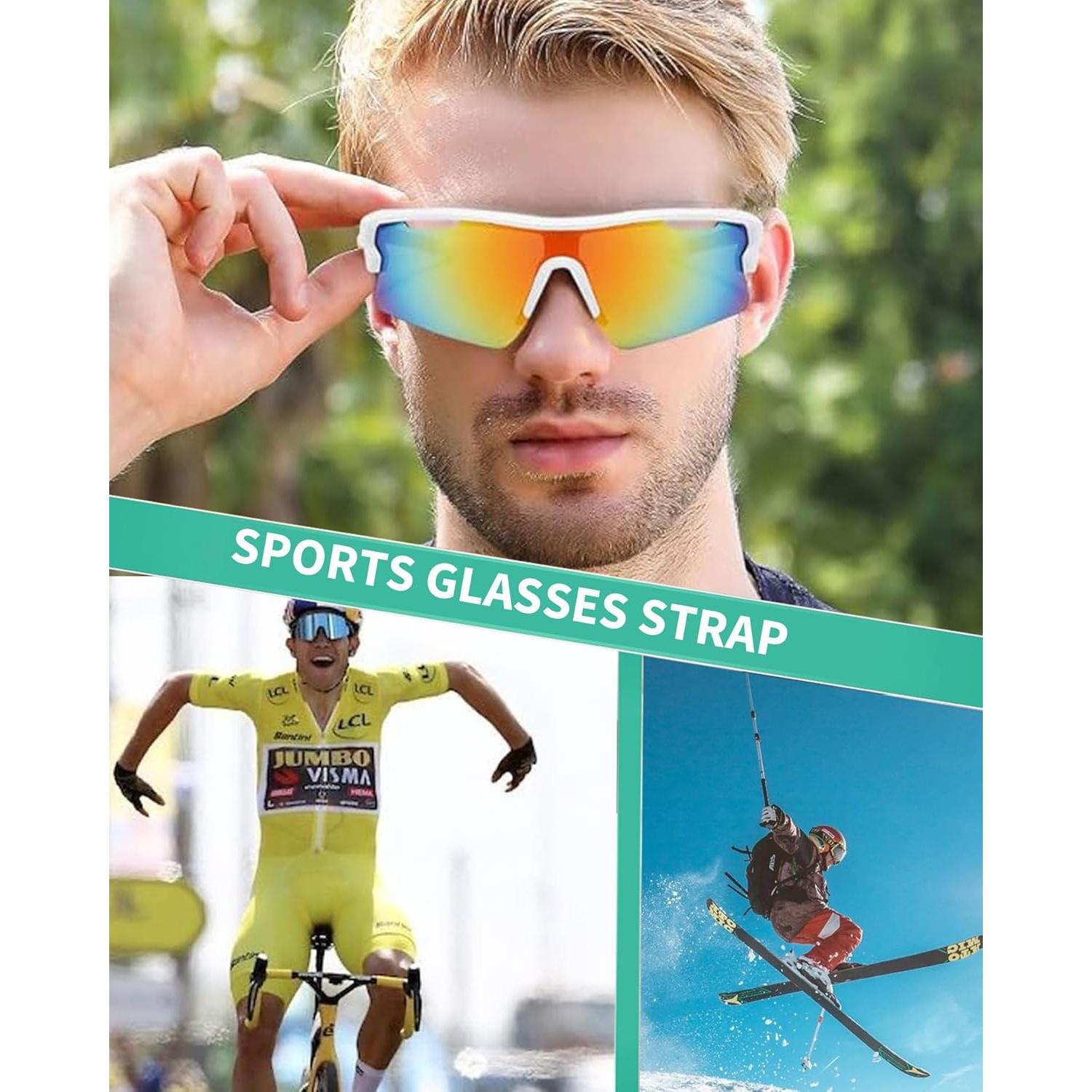 Correa de Gafas HORNYPOOT 29cm Elástica para Niños y Adultos