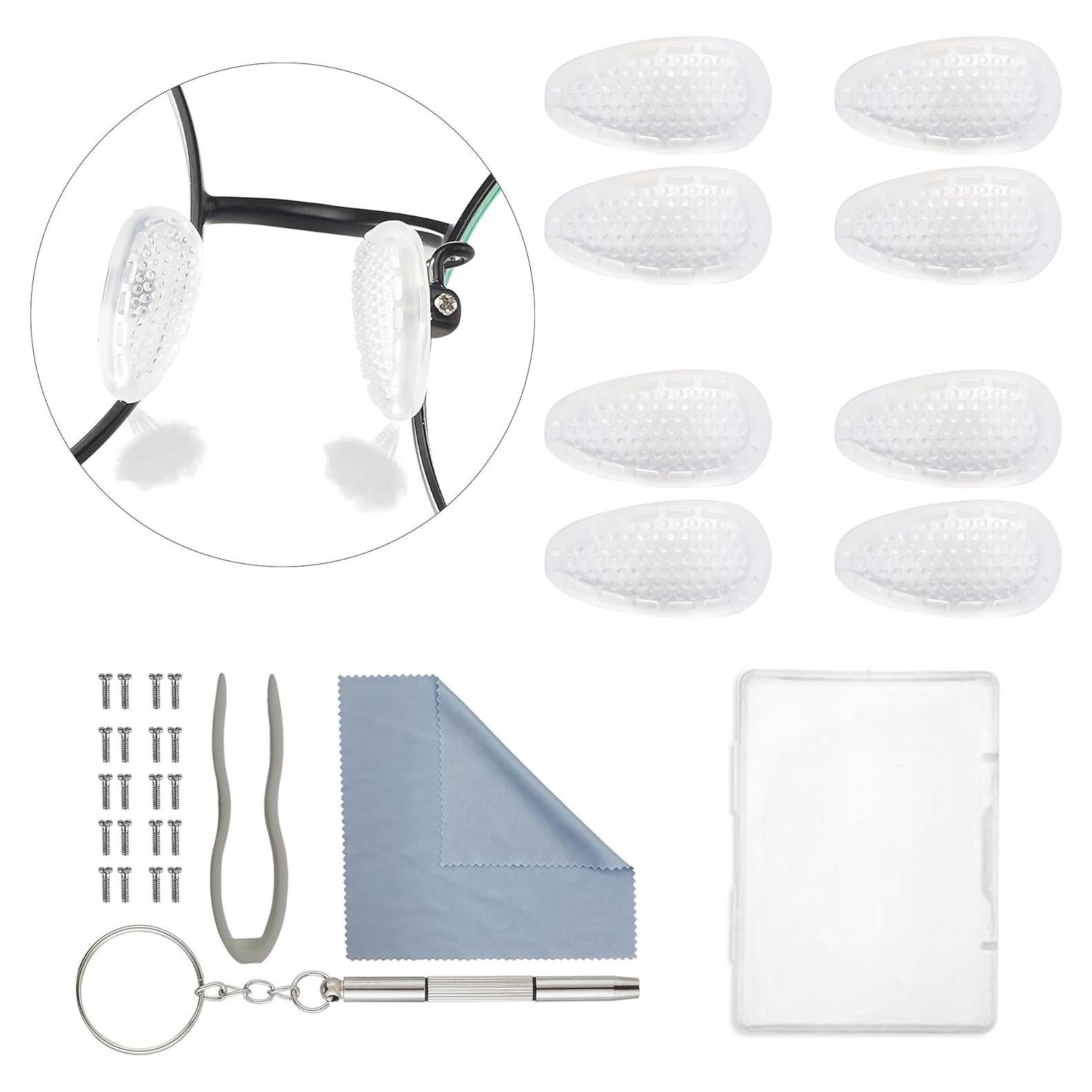 Almohadillas de nariz Omnful 5 pares silicona antideslizante