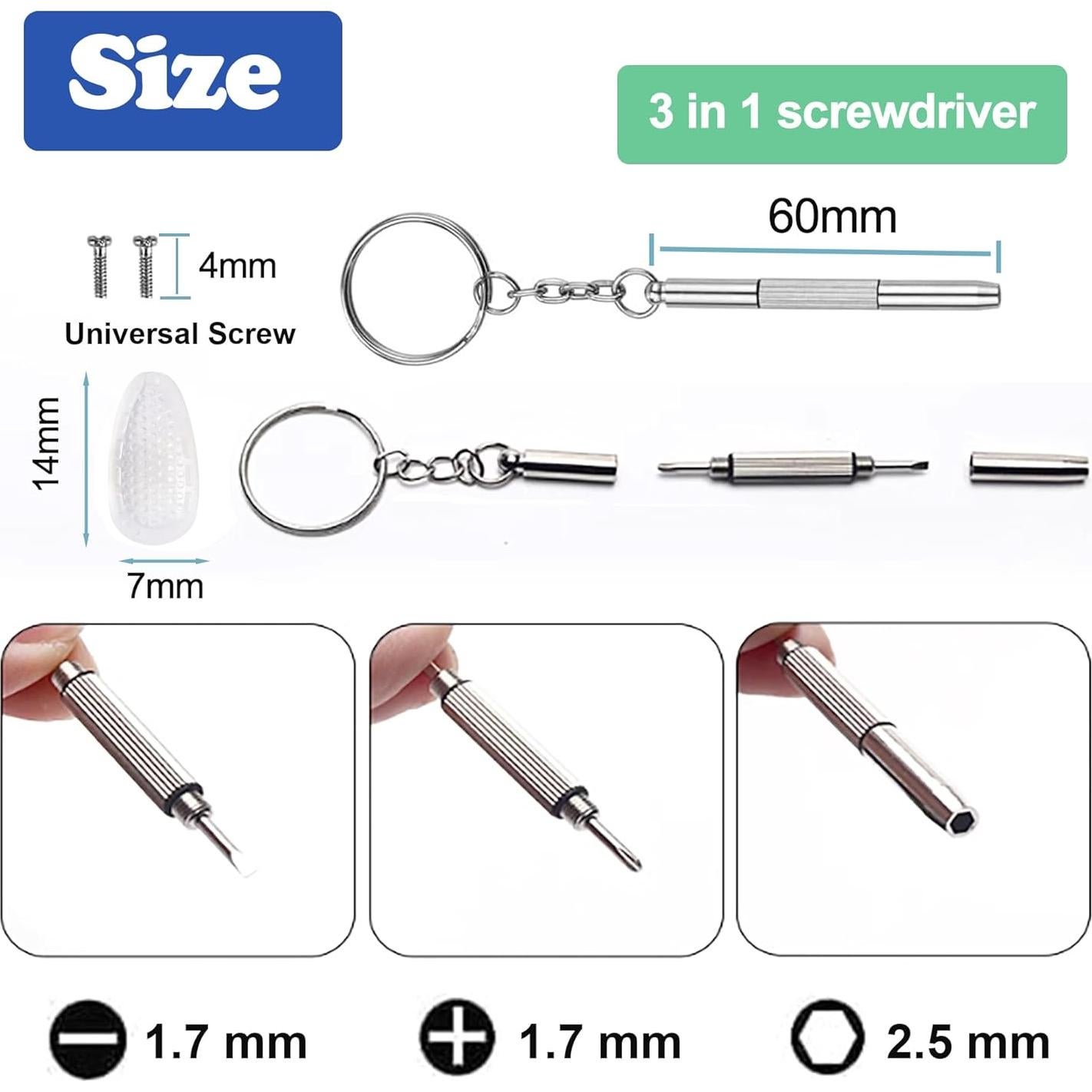 Almohadillas de nariz Omnful 5 pares silicona antideslizante