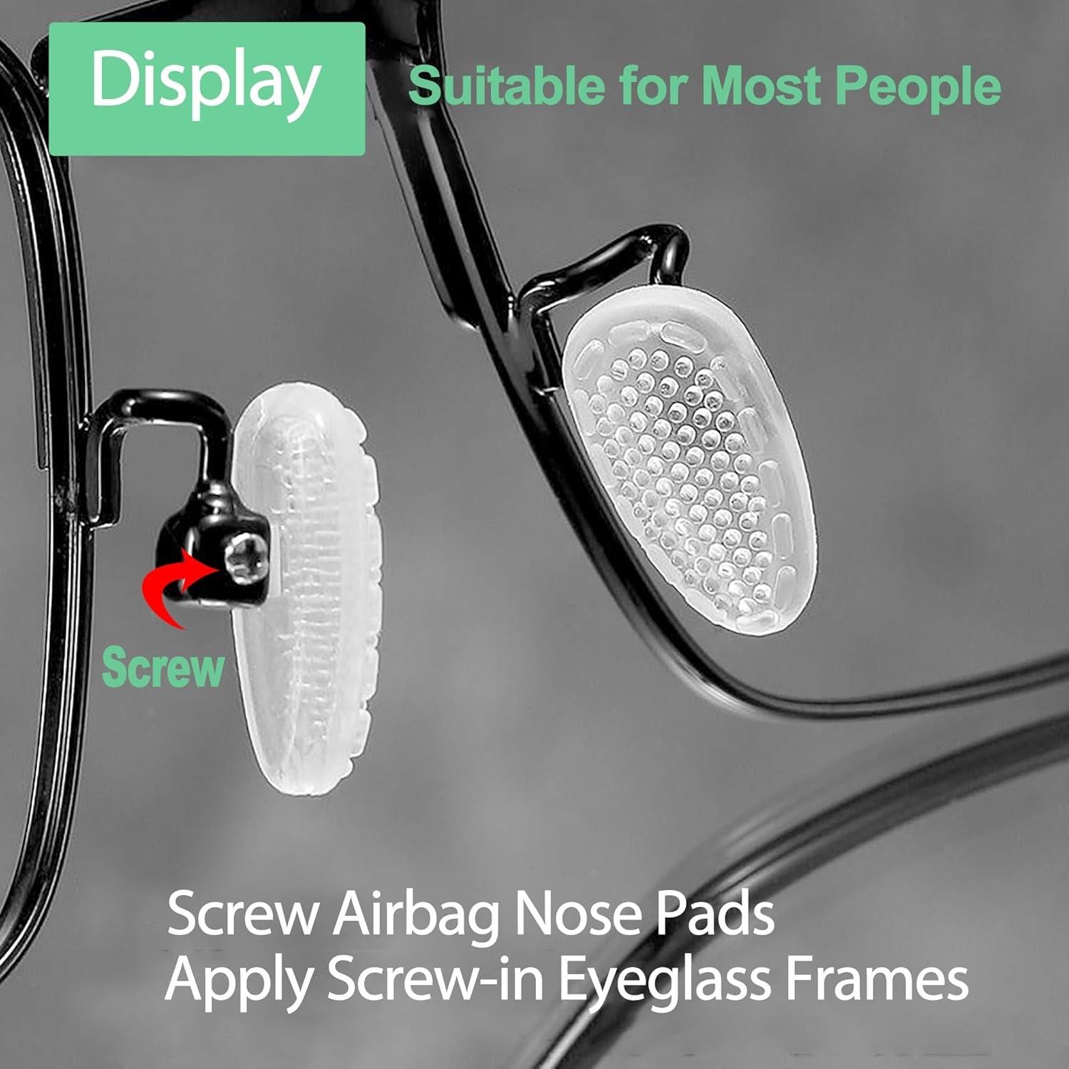 Almohadillas de nariz Omnful 5 pares silicona antideslizante