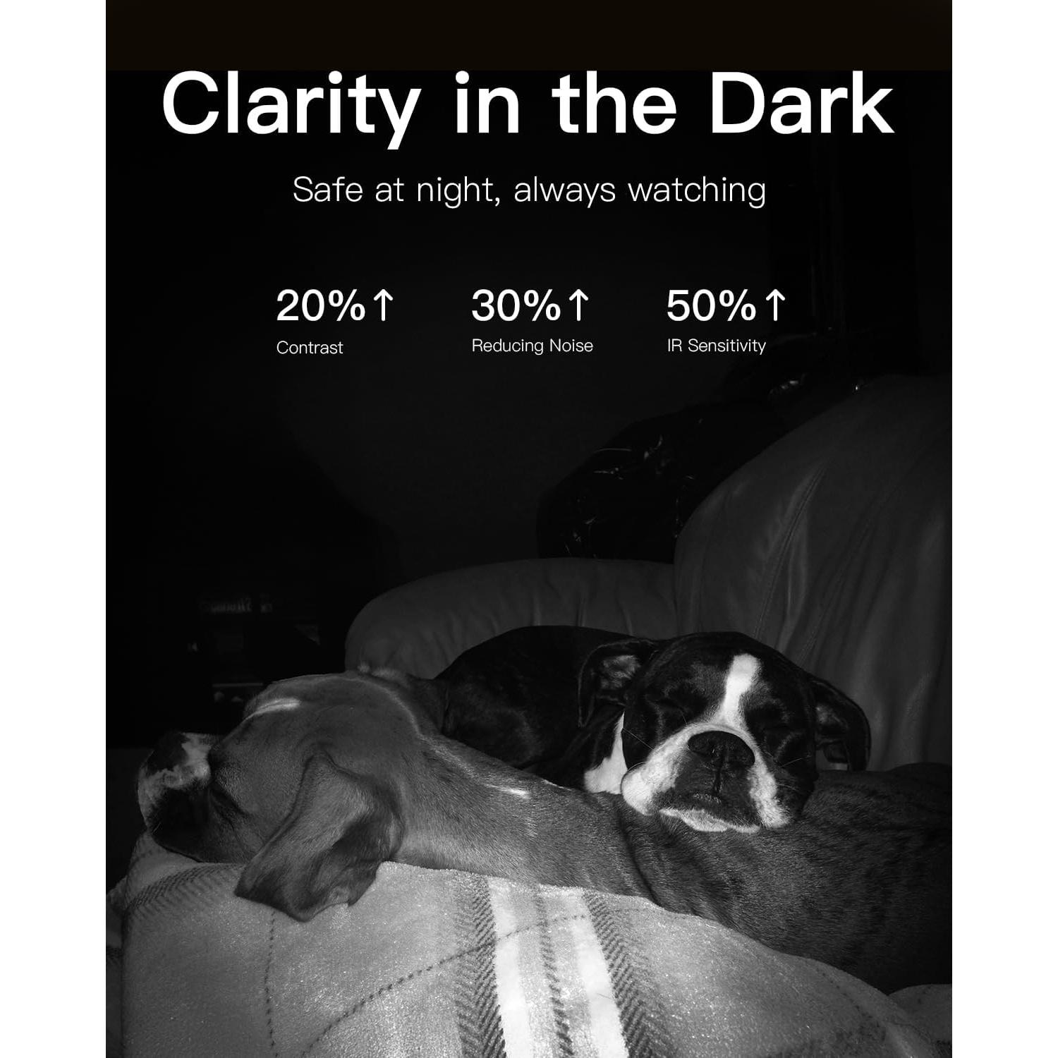 Cámara VIMTAG 2.5K 4MP WiFi 360° para Seguridad Interior