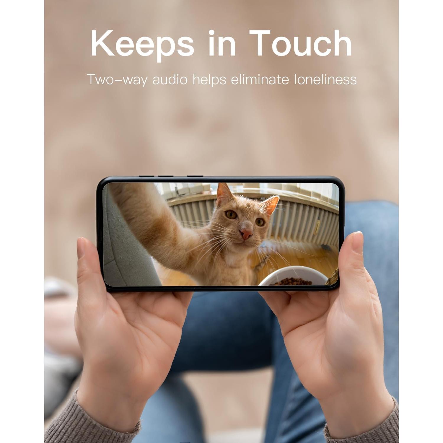 Cámara VIMTAG 2.5K 4MP WiFi 360° para Seguridad Interior