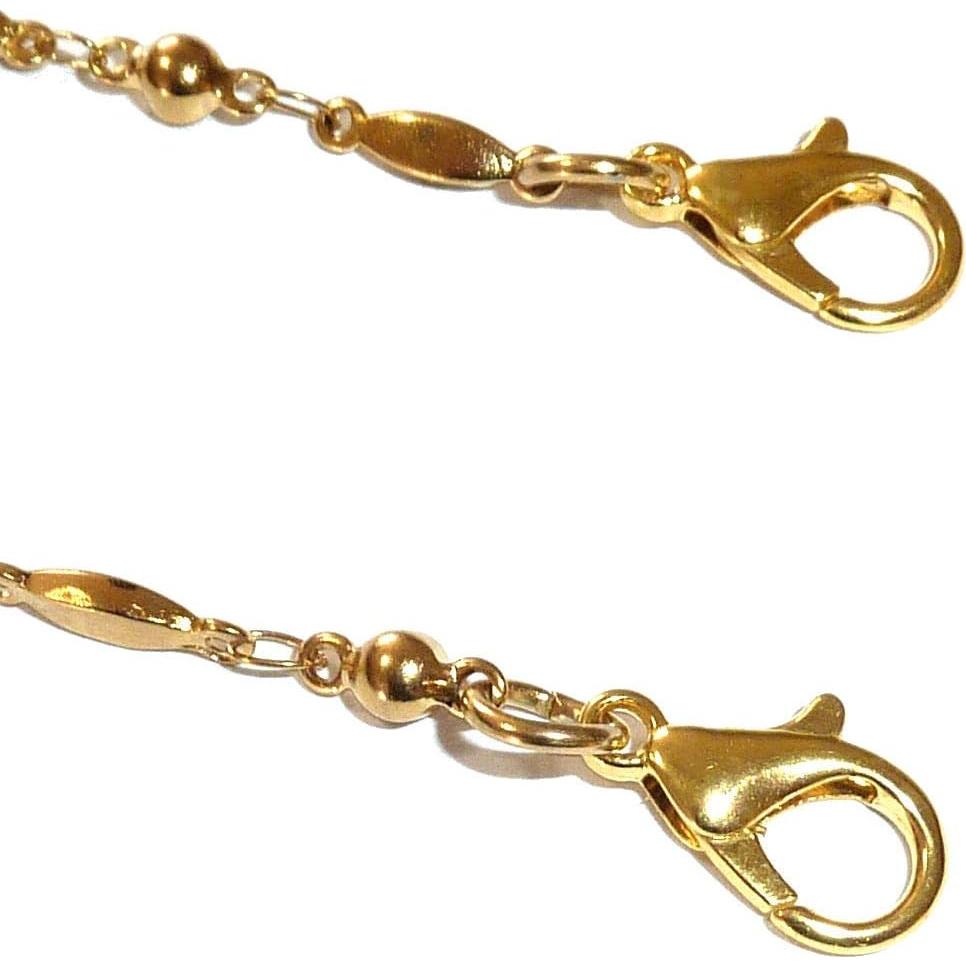 Cadena de Perlas Hidden Hollow Soporte Gafas Acero Inoxidable 71cm