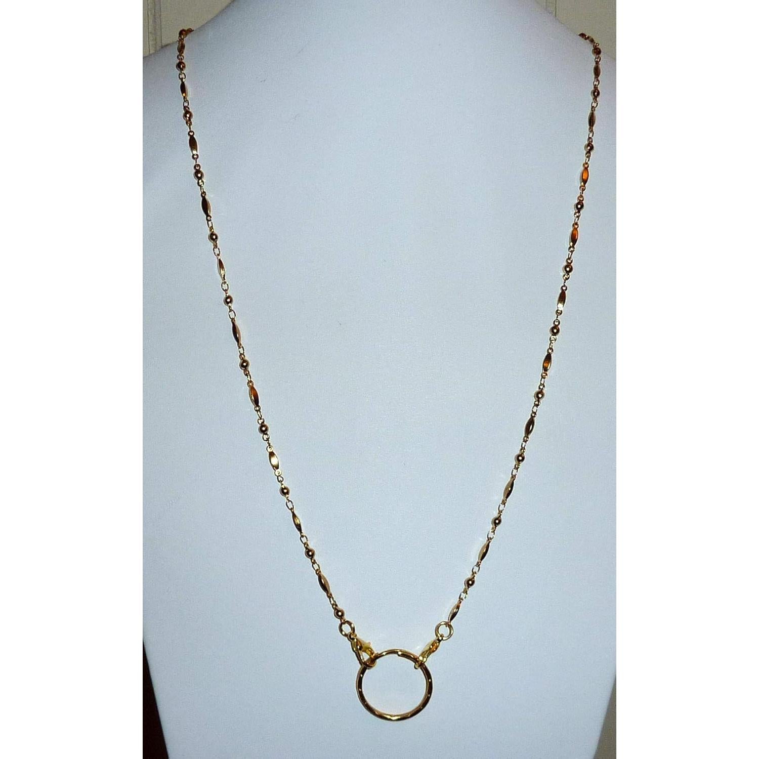 Cadena de Perlas Hidden Hollow Soporte Gafas Acero Inoxidable 71cm