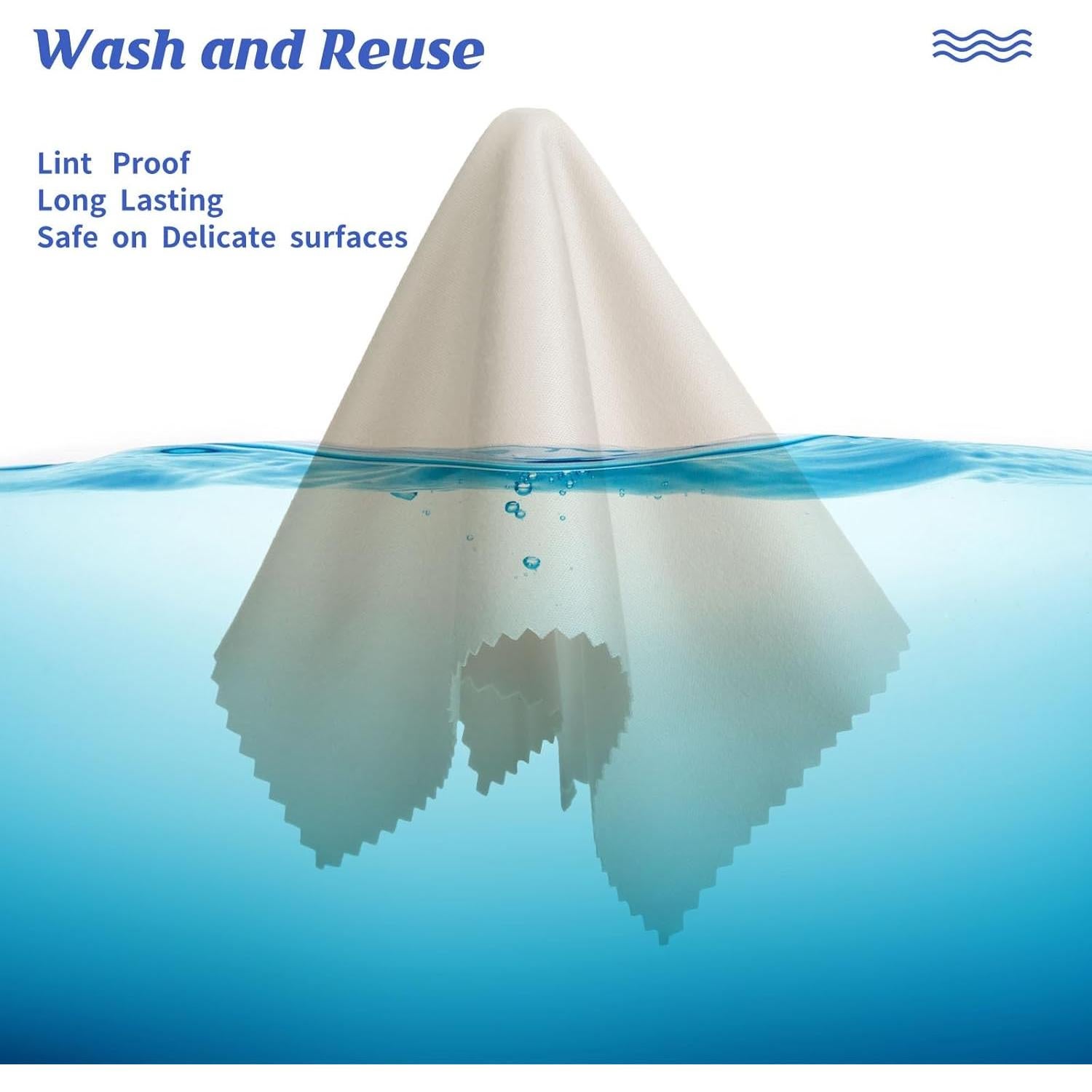 300 Paños de Microfibra Leelosp para Limpieza de Gafas